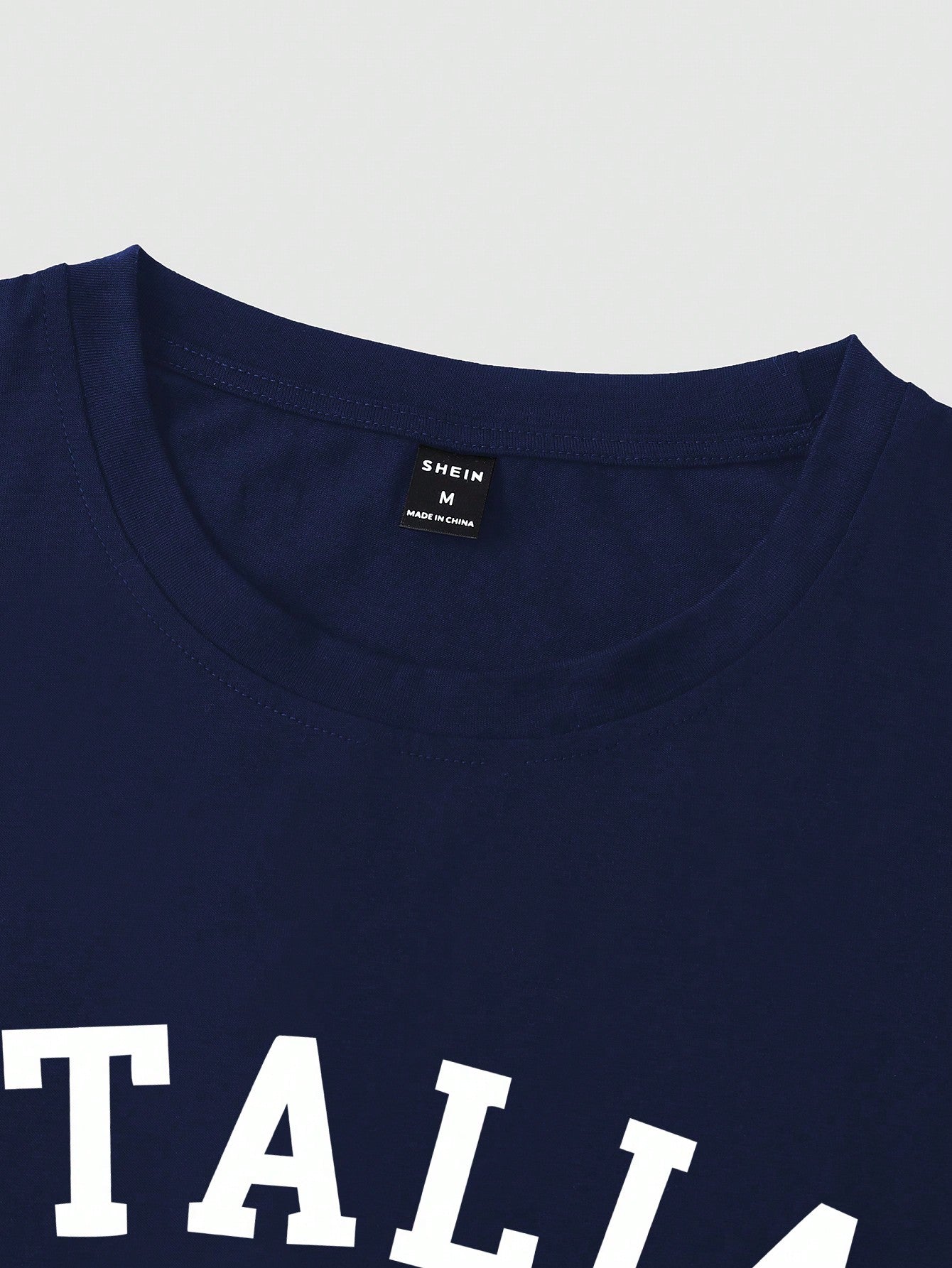 Manfinity NEOREFINED Men's Letter Print Short Sleeve Casual T-Shirt