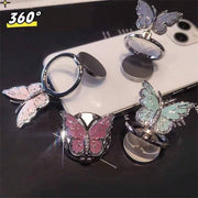 Rhinestone Butterfly 360° Rotating Phone Ring Grip Stand