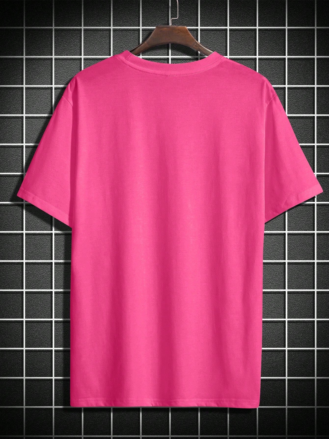 Men's Casual Letter Graphic Round Neck Short Sleeve T-Shirt