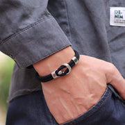 Men's Casual Double Layer Rope Nautical Bracelet