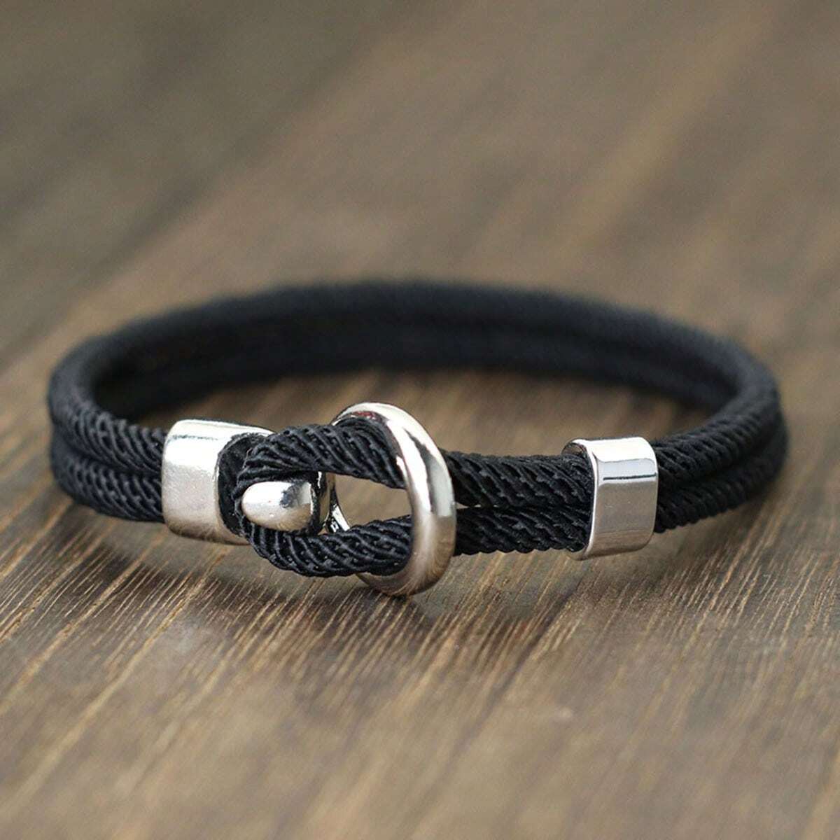 Men's Casual Double Layer Rope Nautical Bracelet
