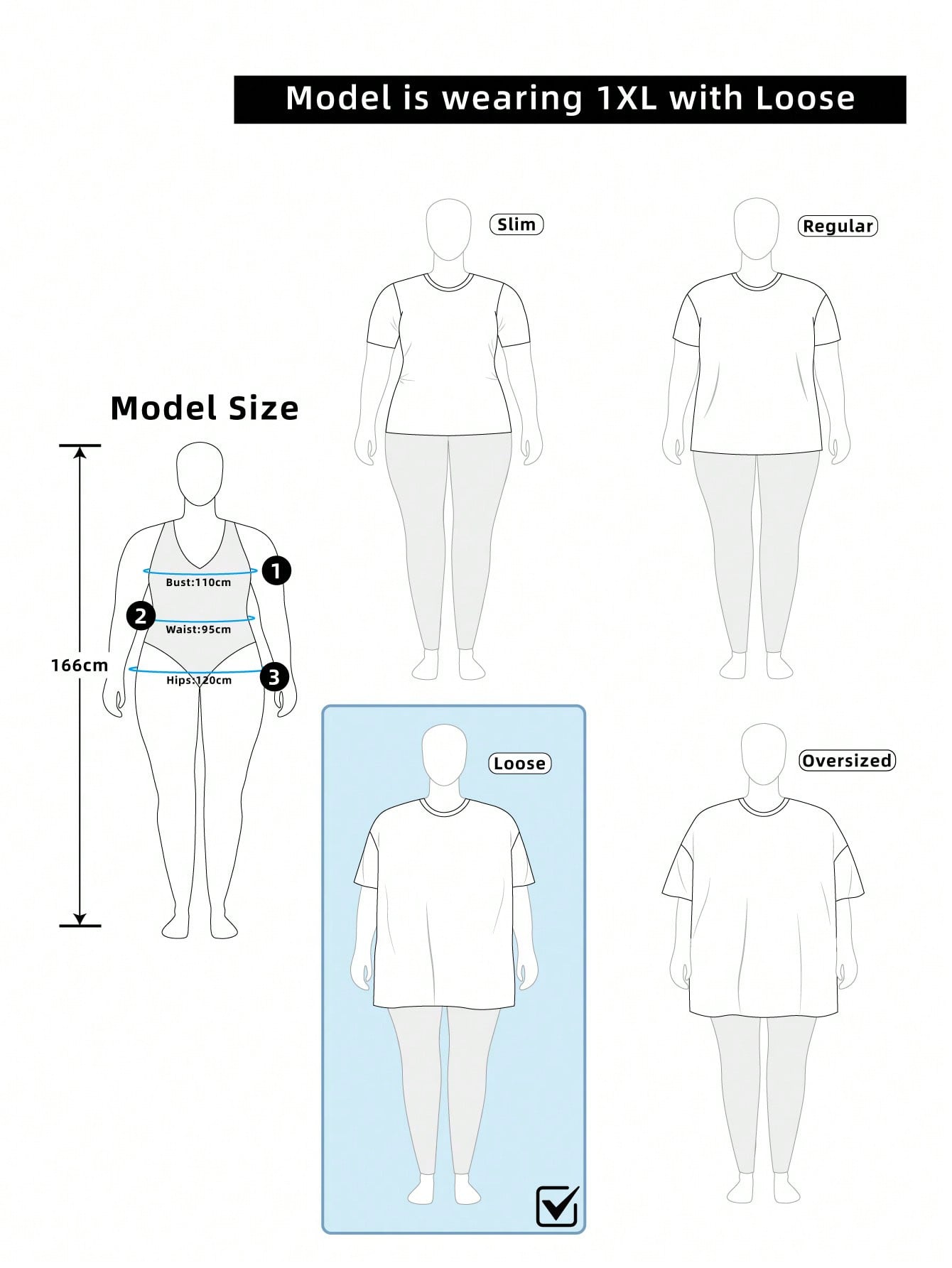 Women's Plus Size Casual V-Neck Short Sleeve Summer T-Shirt