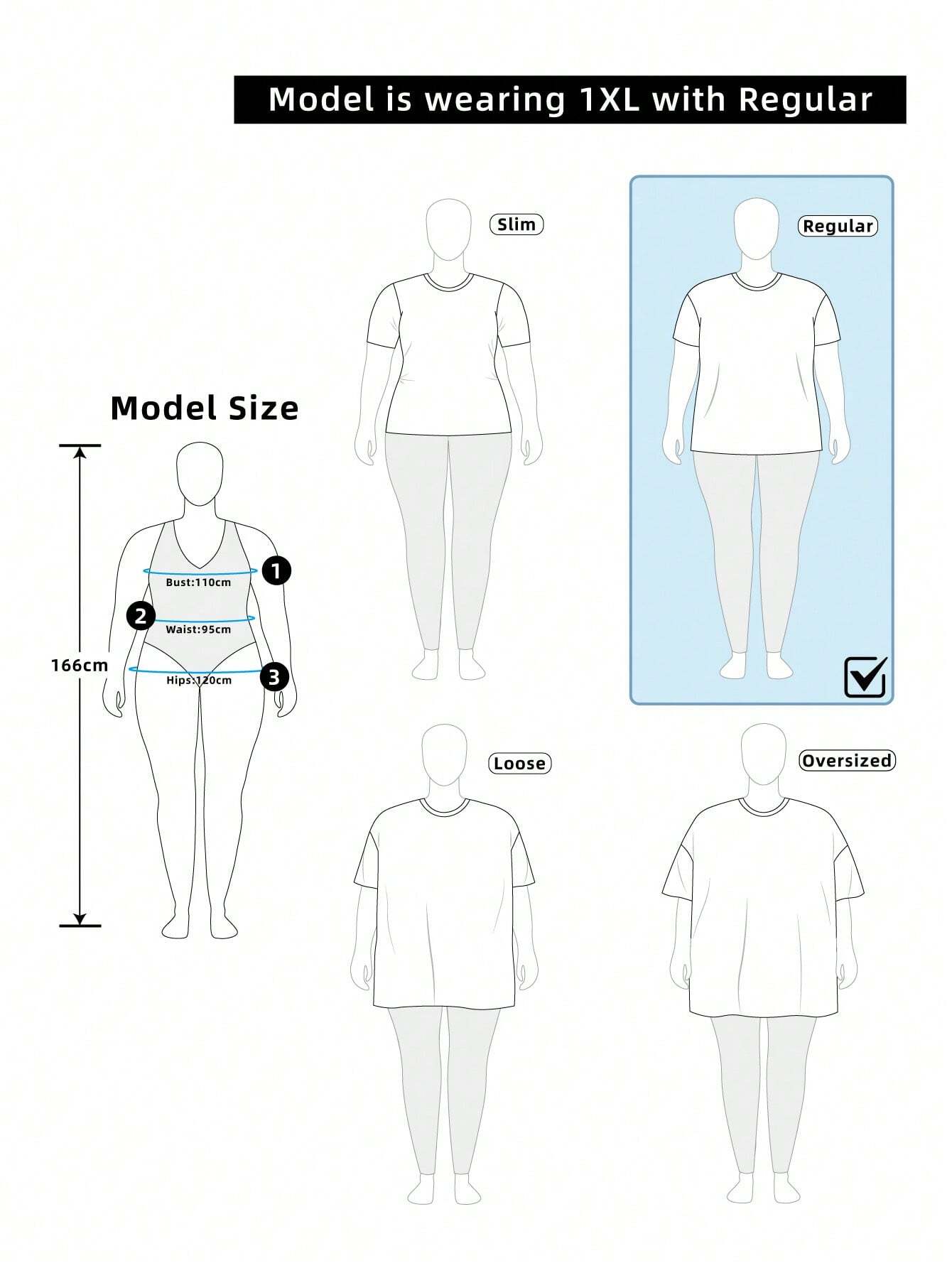 EMERY ROSE Plus Size Patchwork Twill Round Neck T-Shirt