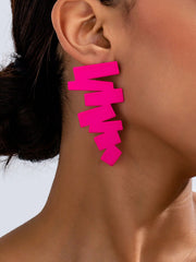 Women's Asymmetrical Geometric Retro Metal Stud Earrings
