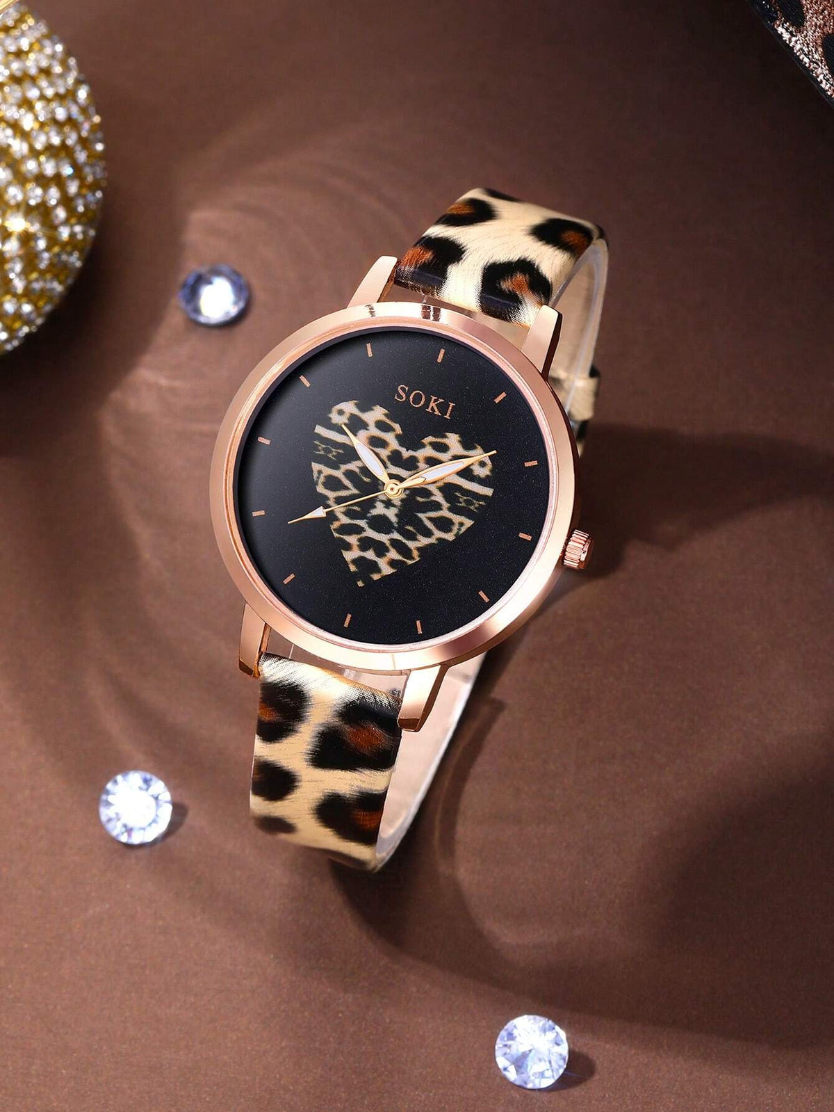 Women's Elegant Quartz Watch and Jewelry Set