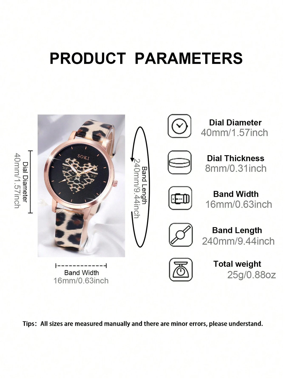 Women's Elegant Quartz Watch and Jewelry Set