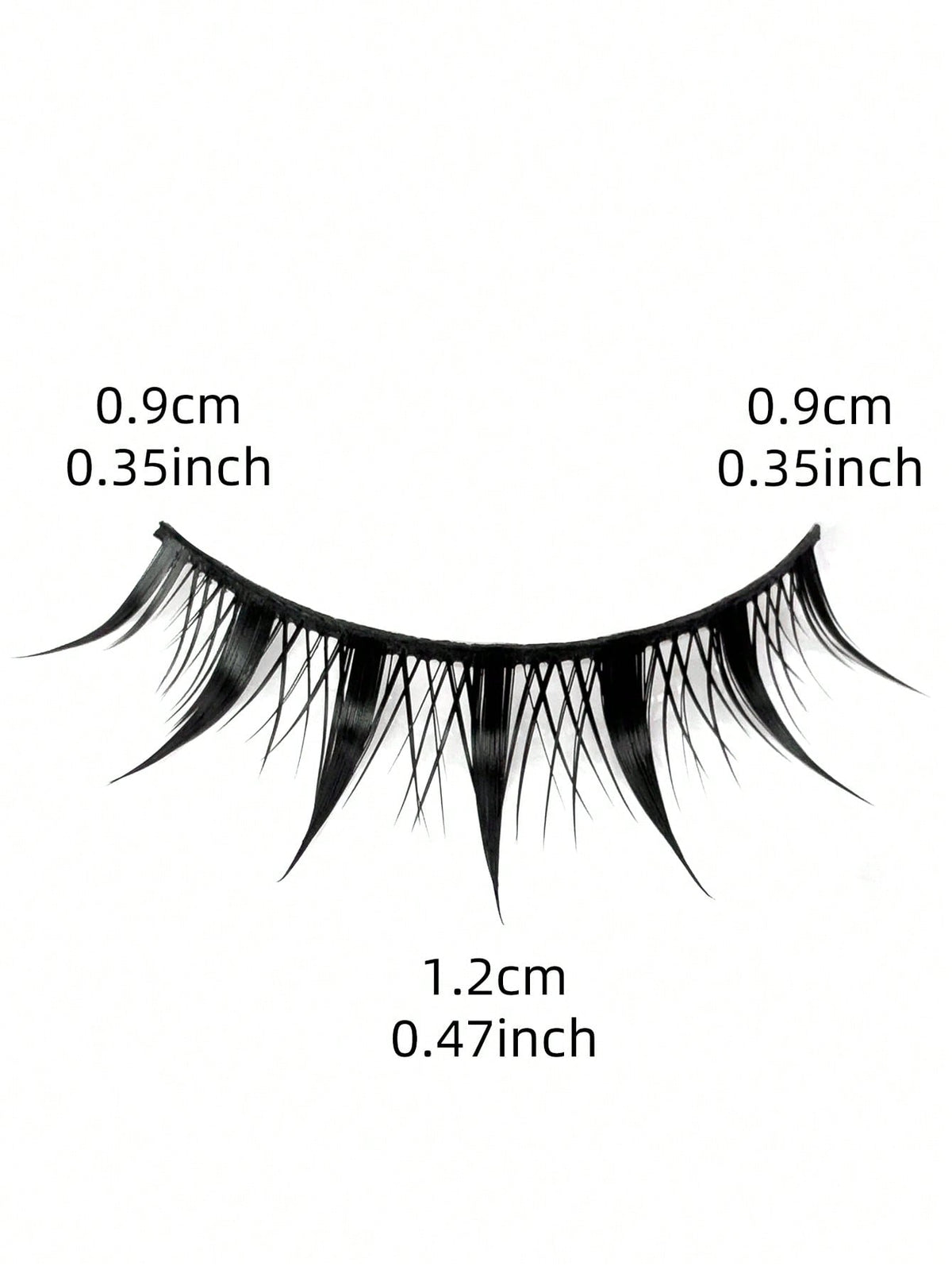 Women's Spiky Manga Japanese Anime False Eyelash Set