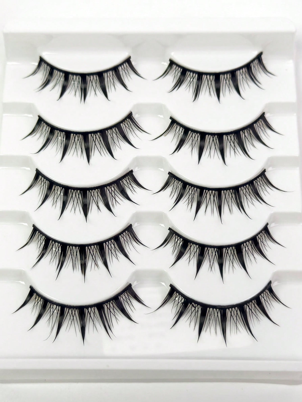 Women's Spiky Manga Japanese Anime False Eyelash Set