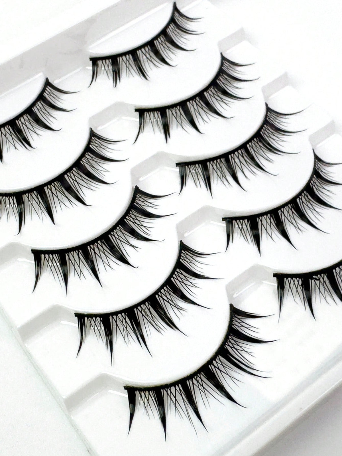 Women's Spiky Manga Japanese Anime False Eyelash Set