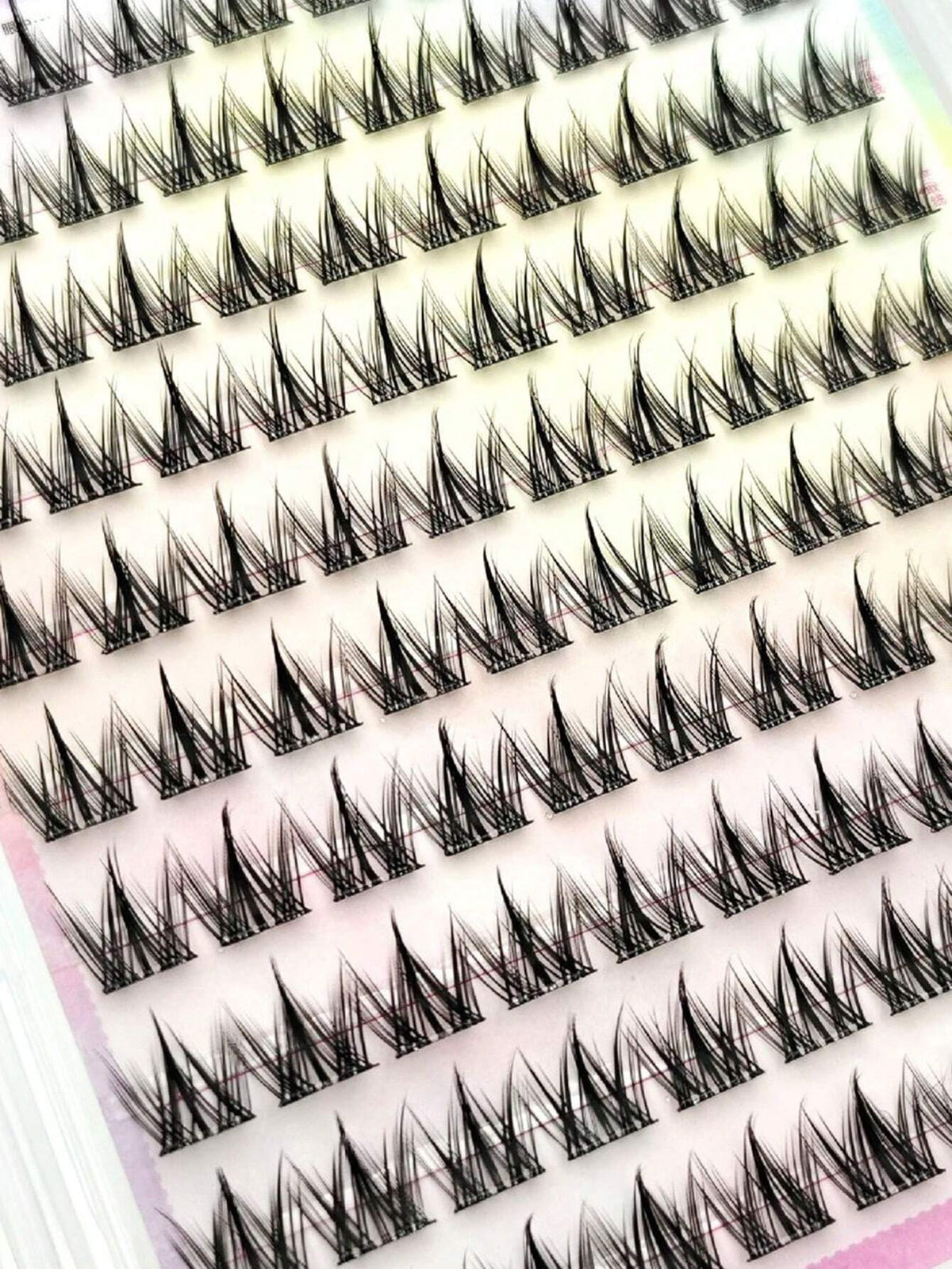 Women's Natural Soft Segmented False Eyelash Clusters Set