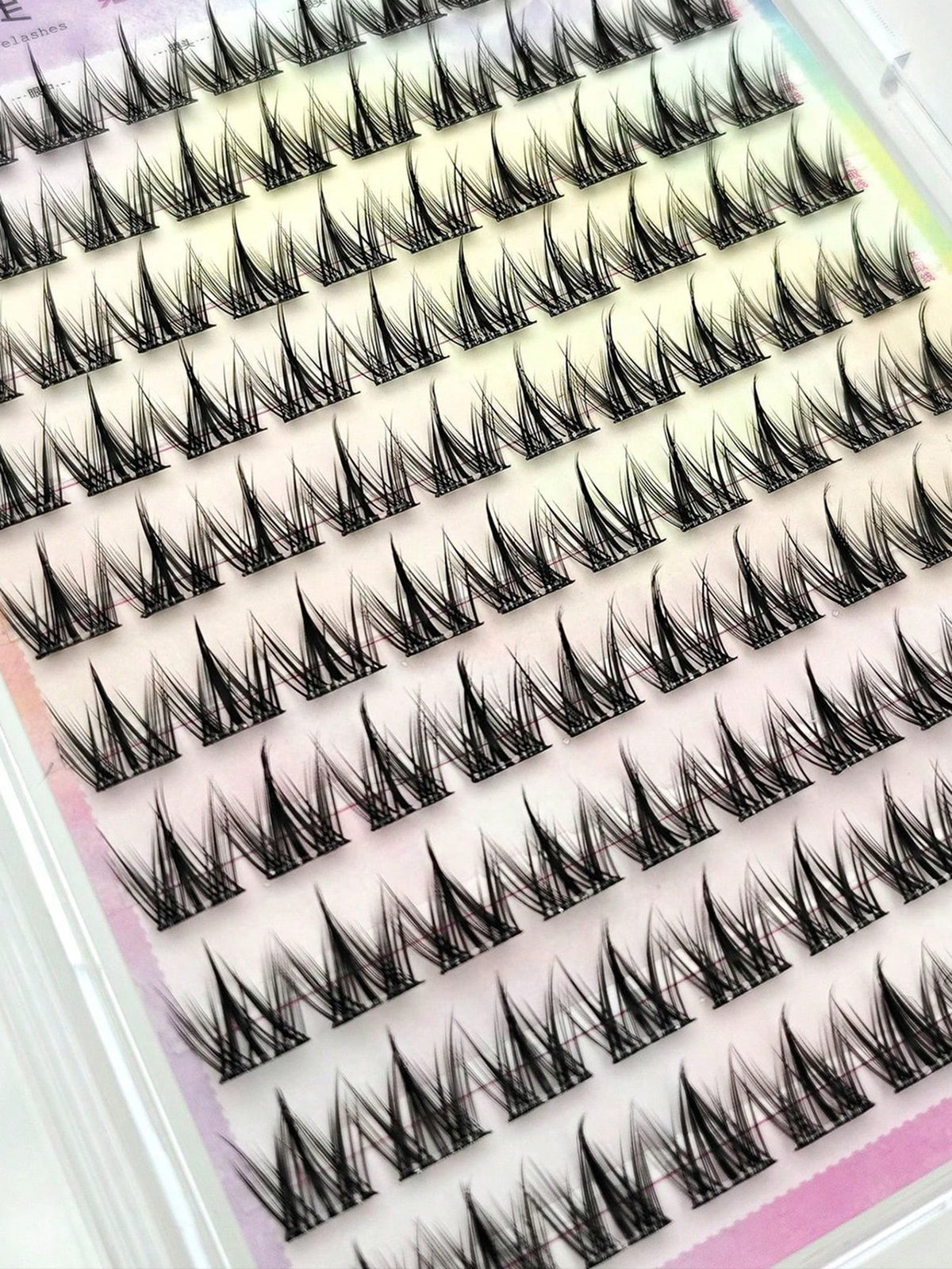 Women's Natural Soft Segmented False Eyelash Clusters Set