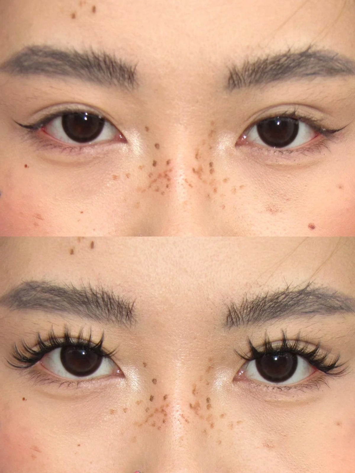 Women's Natural Soft Segmented False Eyelash Clusters Set