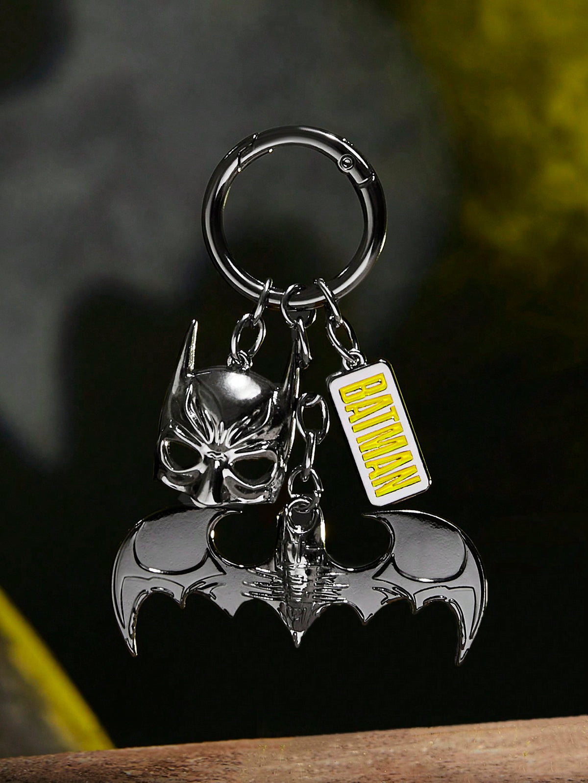 Batman Hero Mask & Bat Character Chain Keychain Bag Pendant