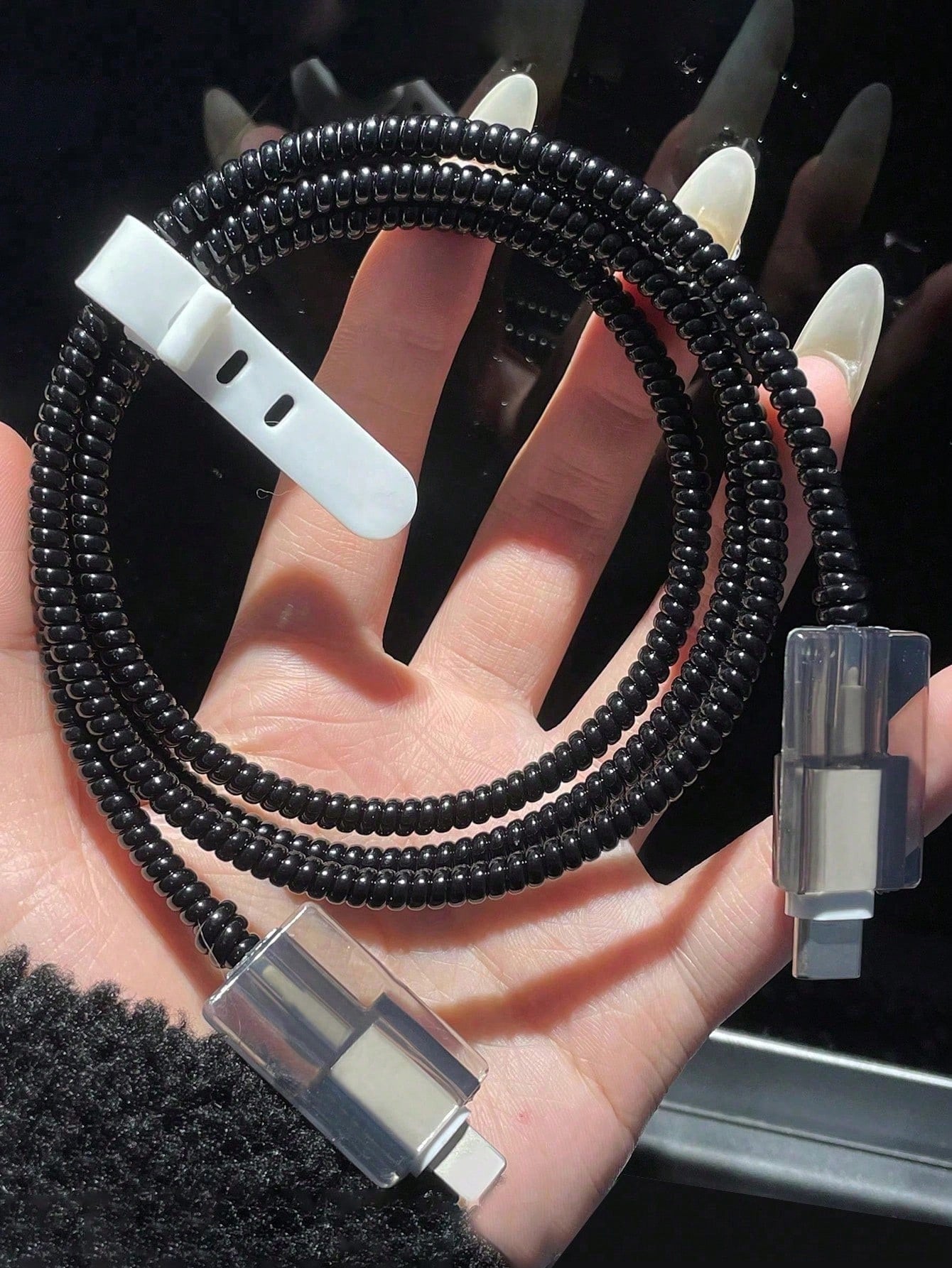 4-Pack 1.5m Anti-Breaking Cable Protector Set for iPhone
