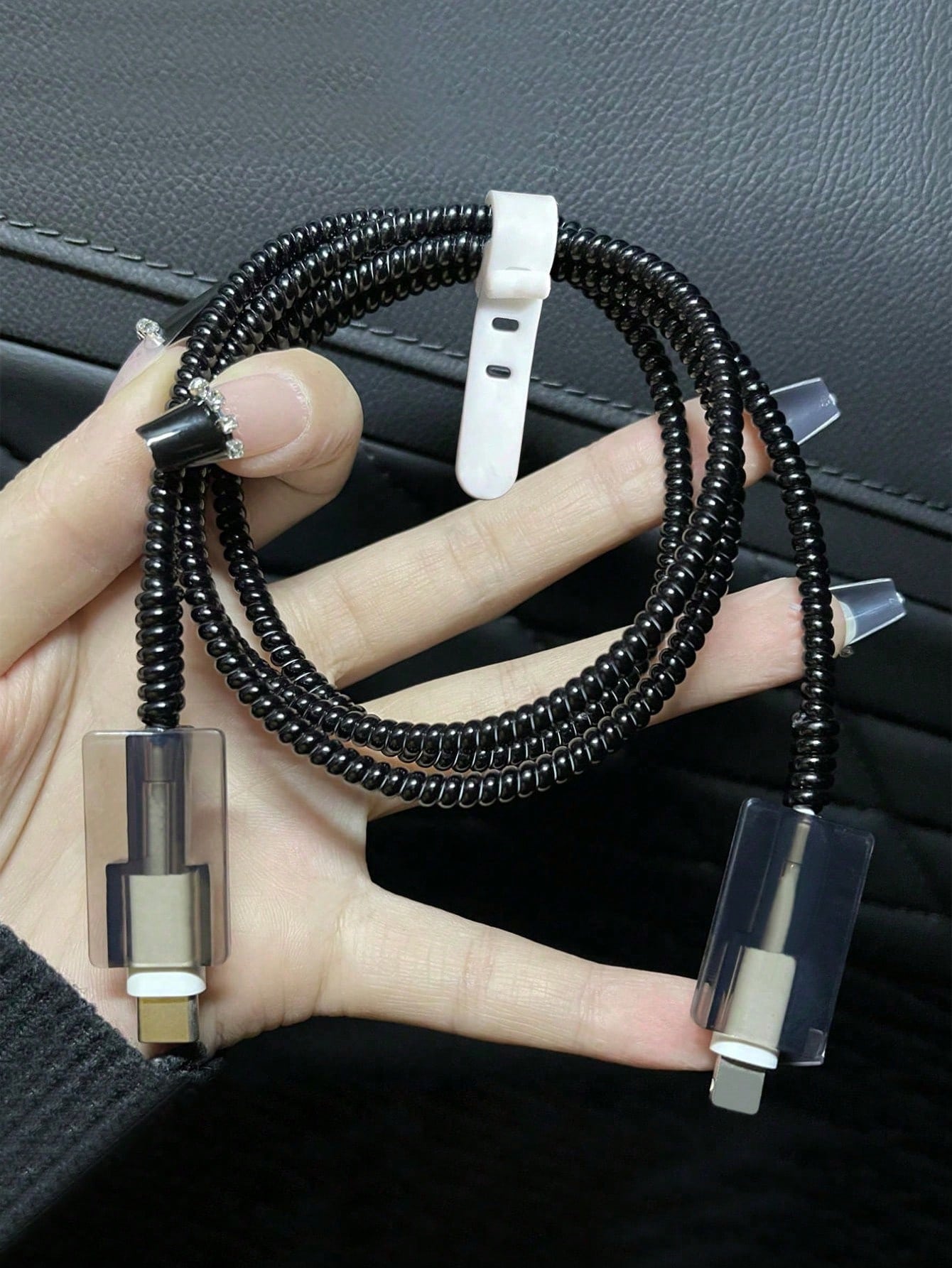 4-Pack 1.5m Anti-Breaking Cable Protector Set for iPhone