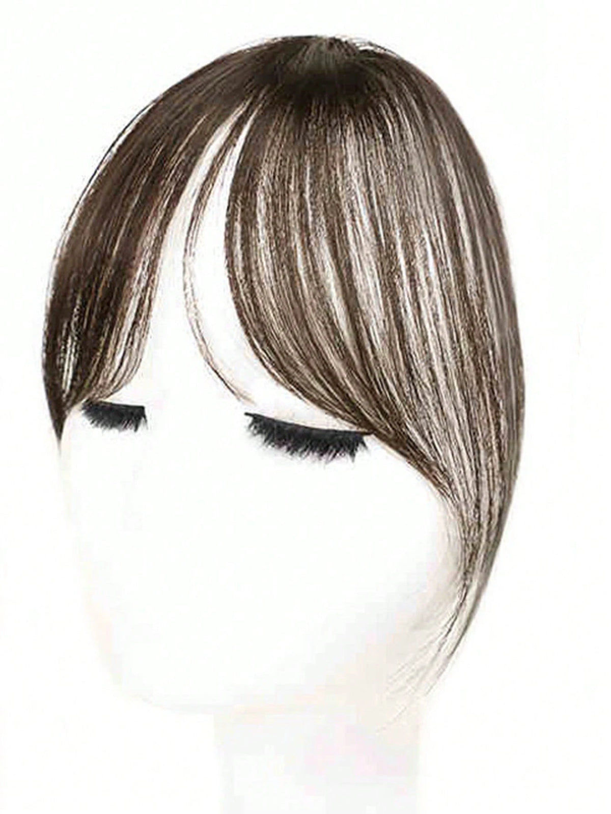 Women's Middle Part Lace Front Wig with Side Bangs