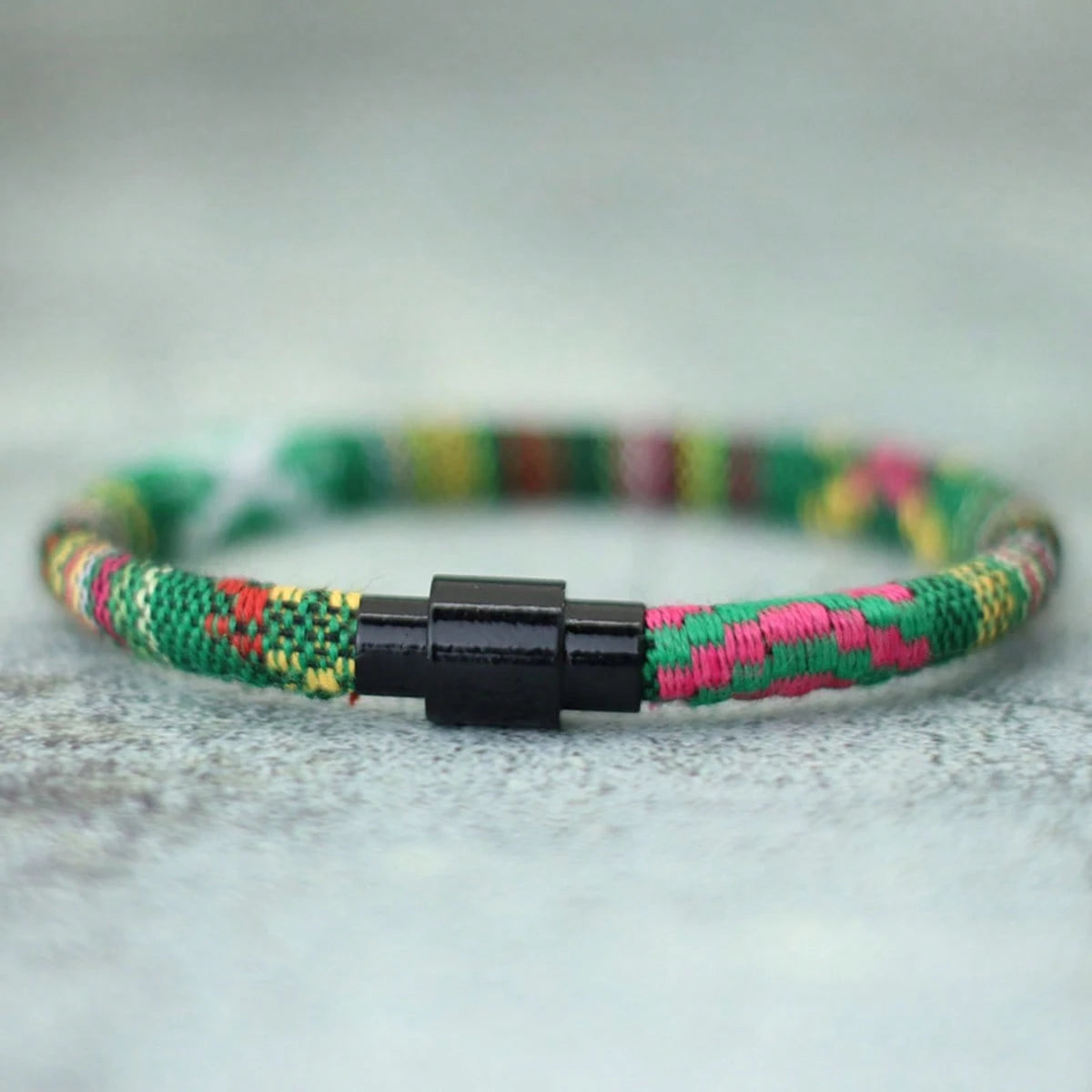 Men's Bohemian 6mm Fabric Rope Bracelet