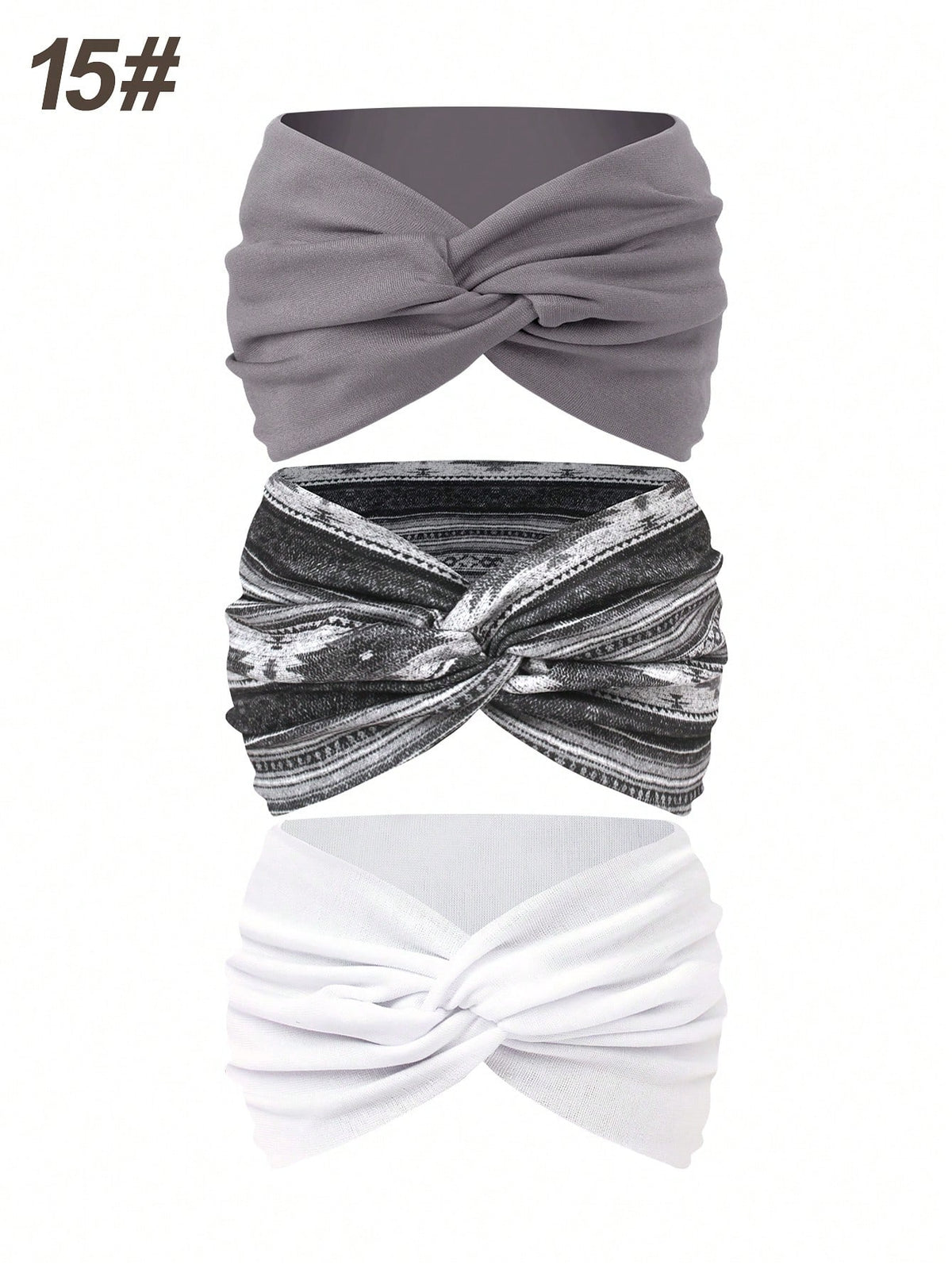 Women's Bohemian Wide Cross Headband Set