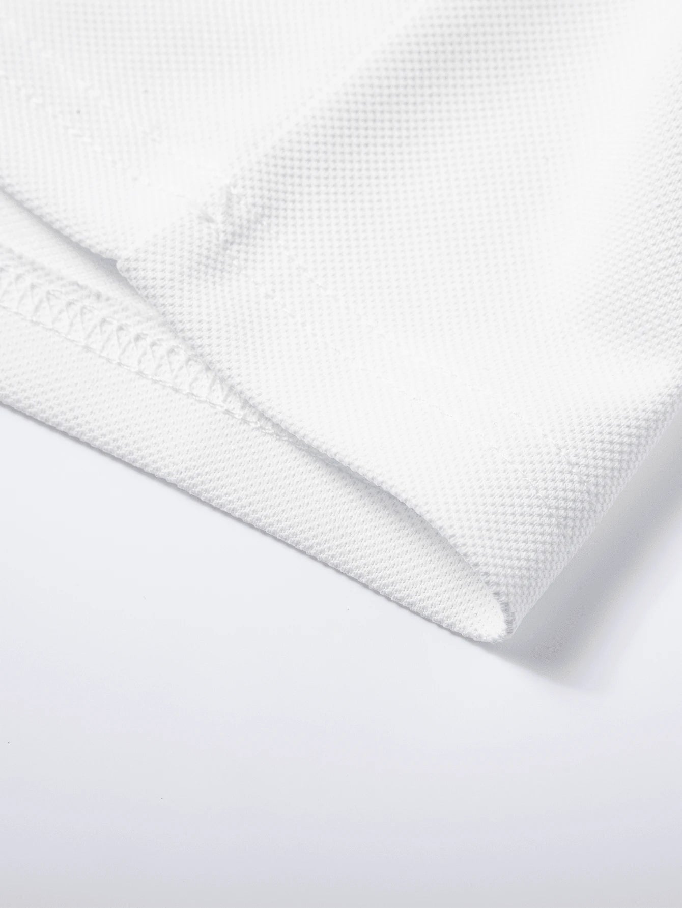 Men's Quick-Dry Thin Short Sleeve Polo Shirt White
