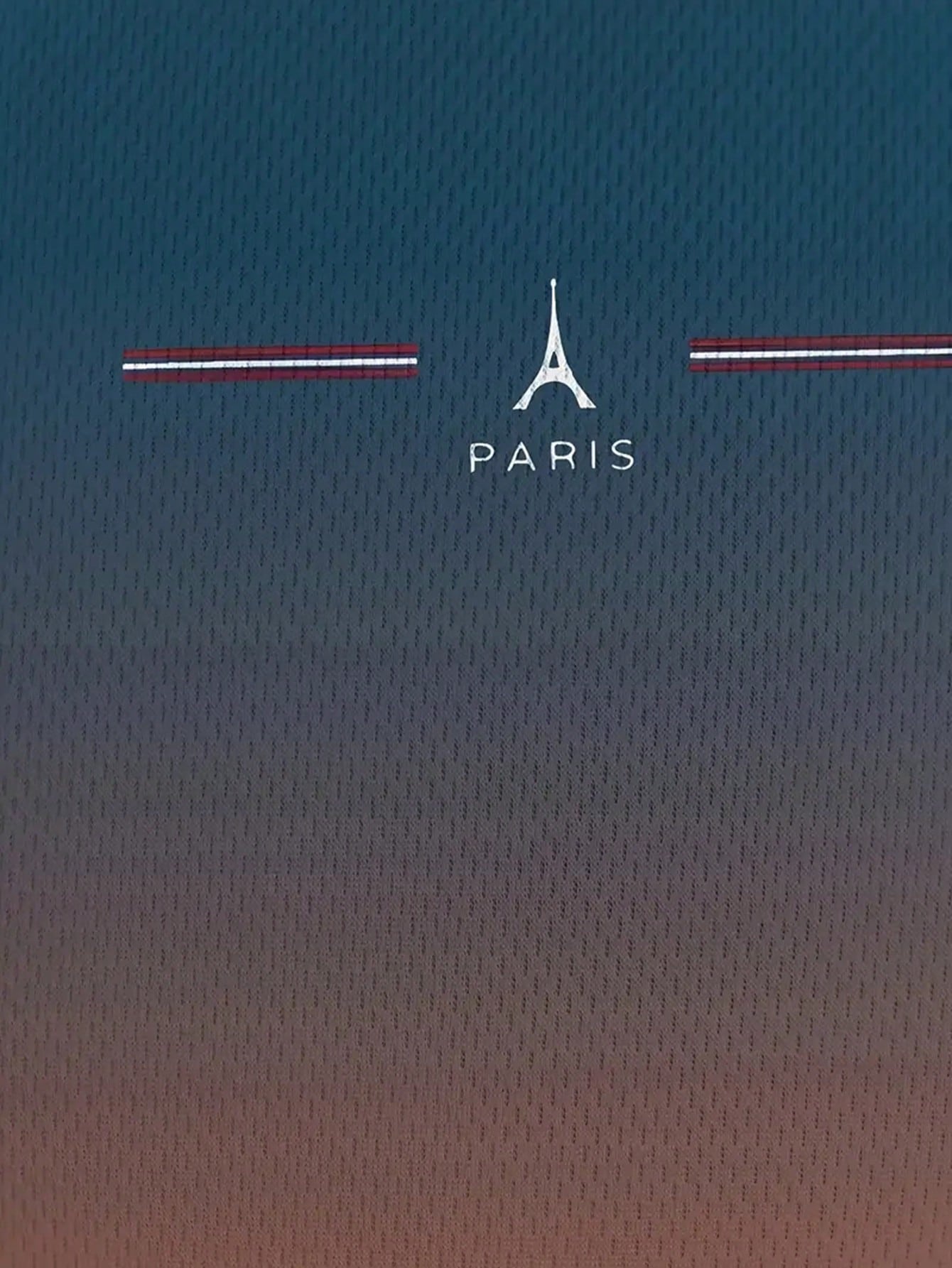 Men's Eiffel Tower 3D Print T-Shirt Short Sleeve Gradient Multicolor