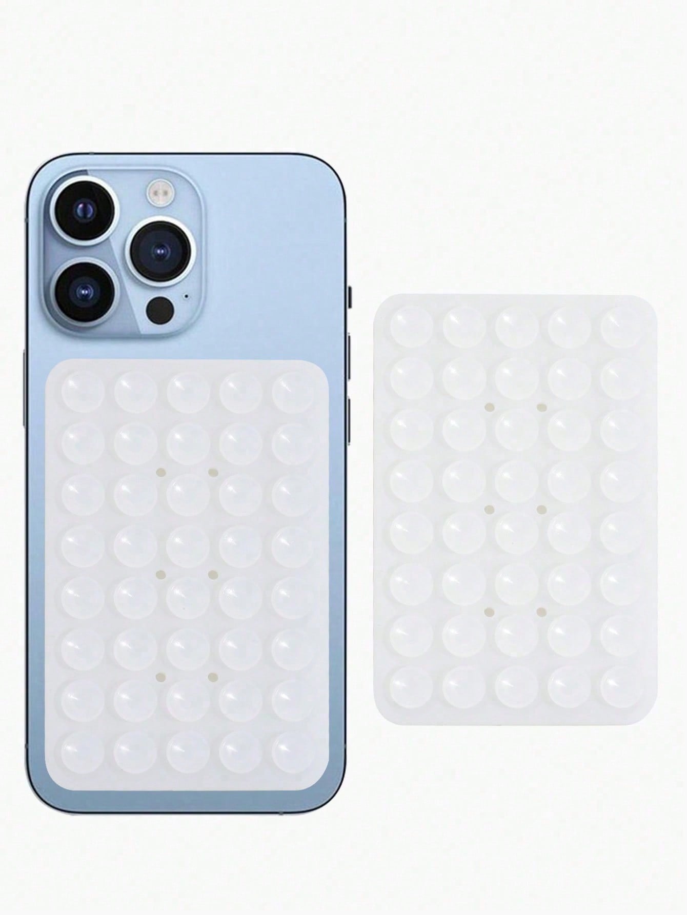 40-Piece Silicone Double-Sided Suction Cup Phone Holder