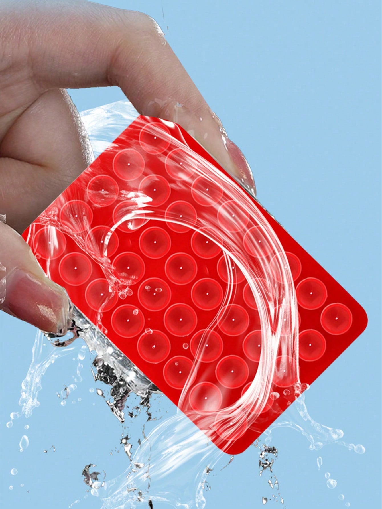 40-Piece Silicone Double-Sided Suction Cup Phone Holder