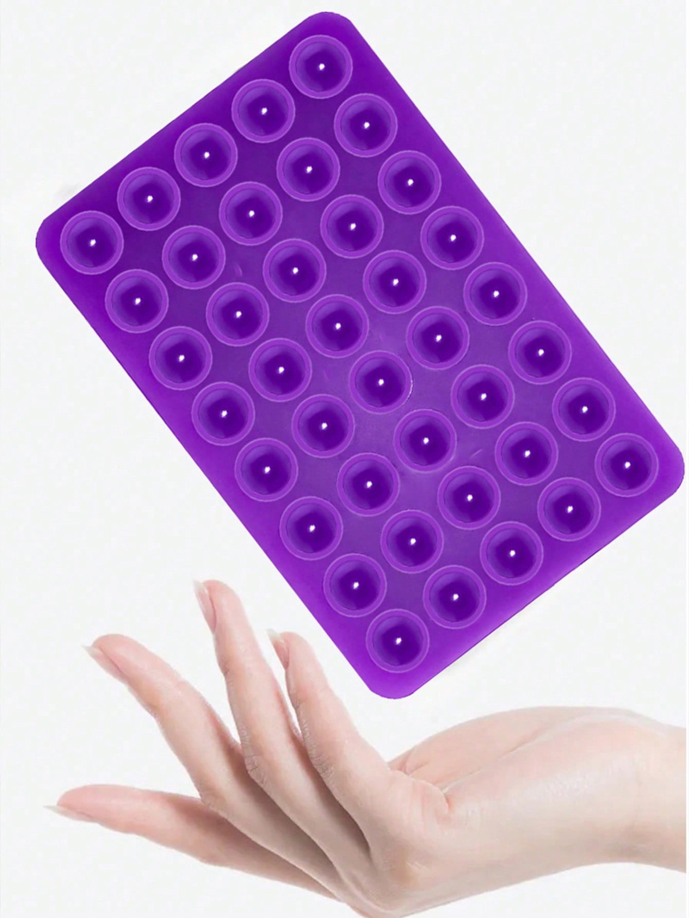 40-Piece Silicone Double-Sided Suction Cup Phone Holder
