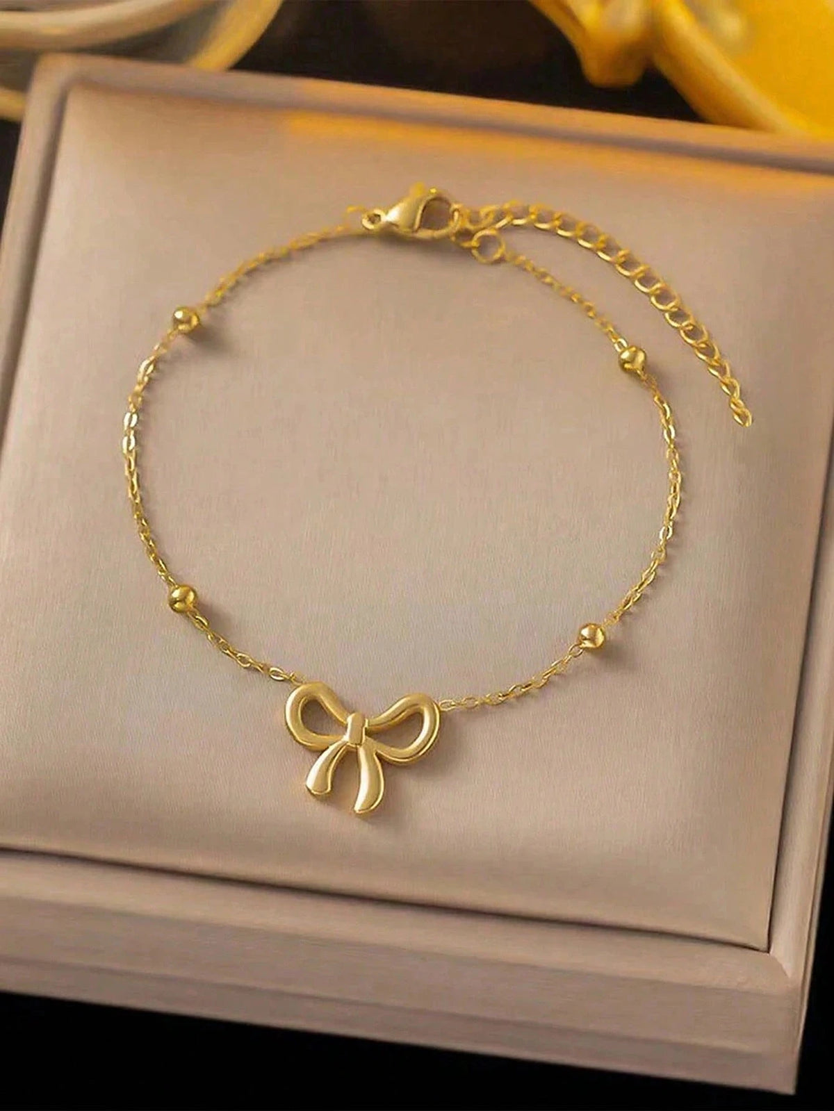 Women's Elegant Stainless Steel Bow Jewelry Set