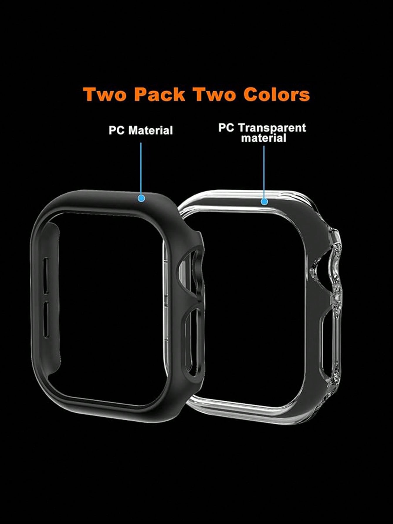 Shockproof PC Protective Case for Apple Watch