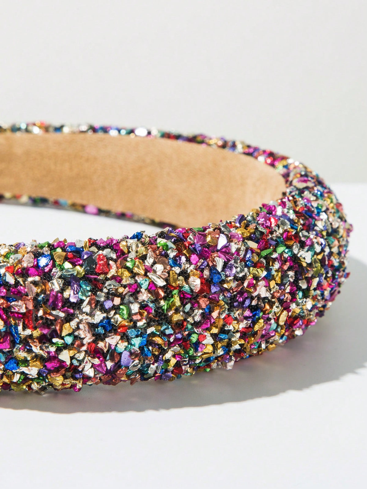 Women's Bohemian Colorful Rhinestone Padded Headband