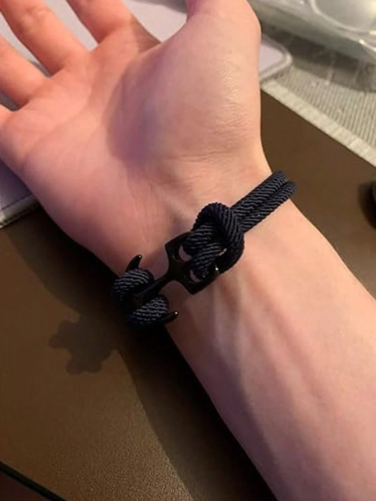 Men's Nautical Sailor Rope Anchor Bracelet