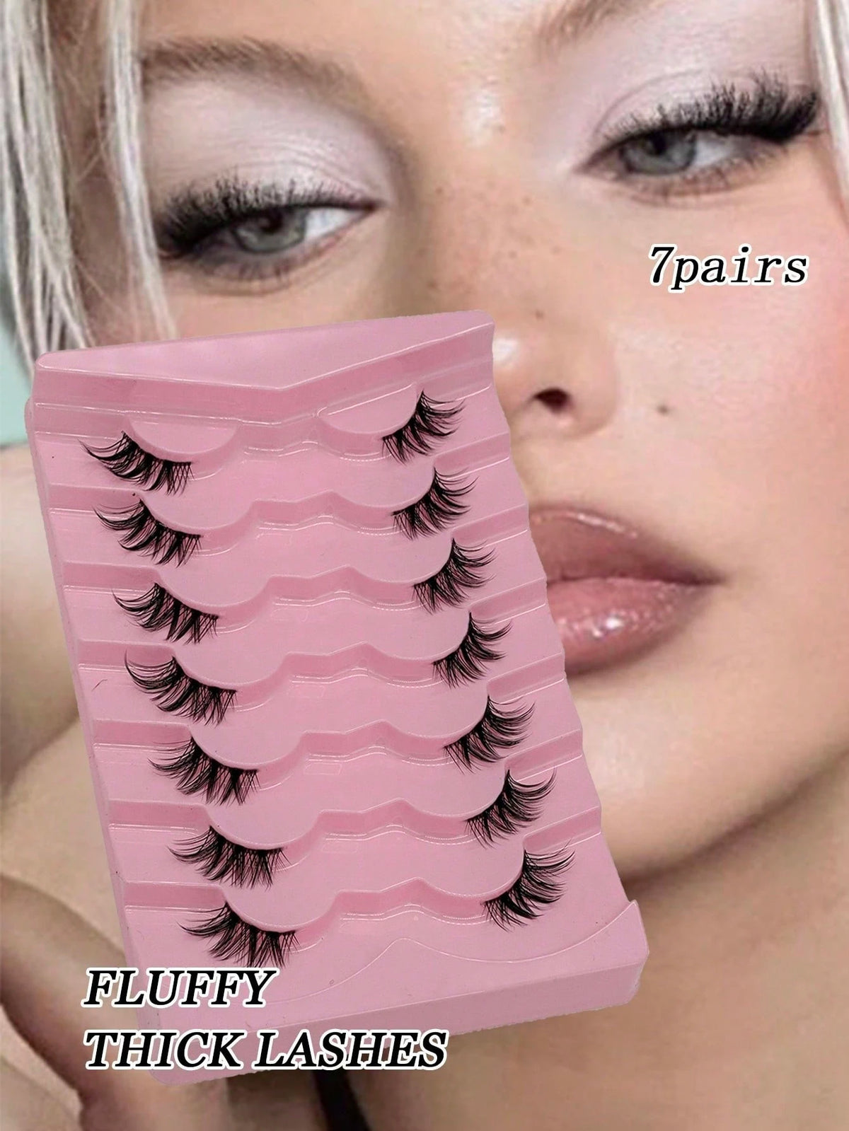 Women's 7-Piece Natural Soft Extending Half False Lash Set
