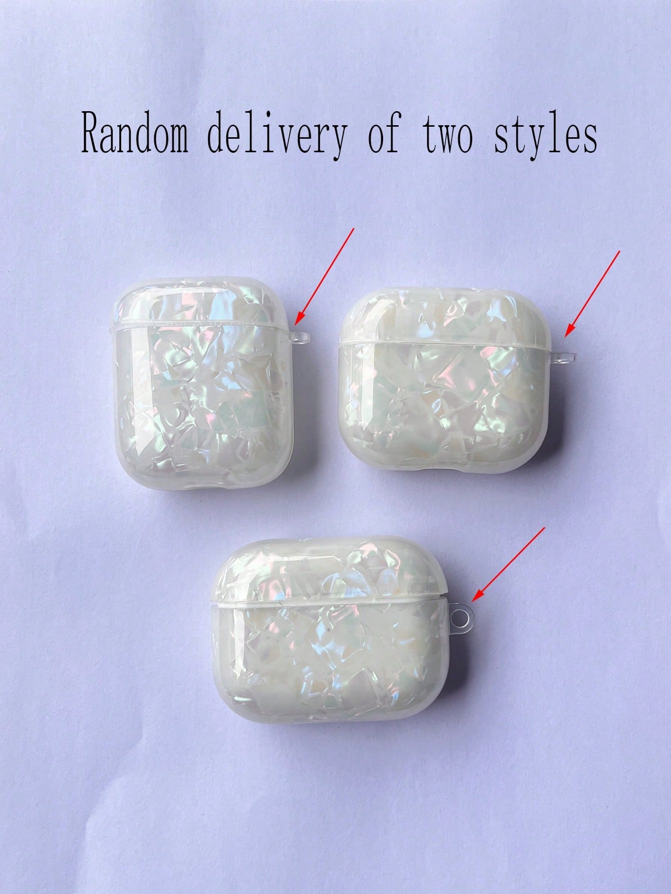 Faux Pearl Butterfly Protective Earphone Case for AirPods