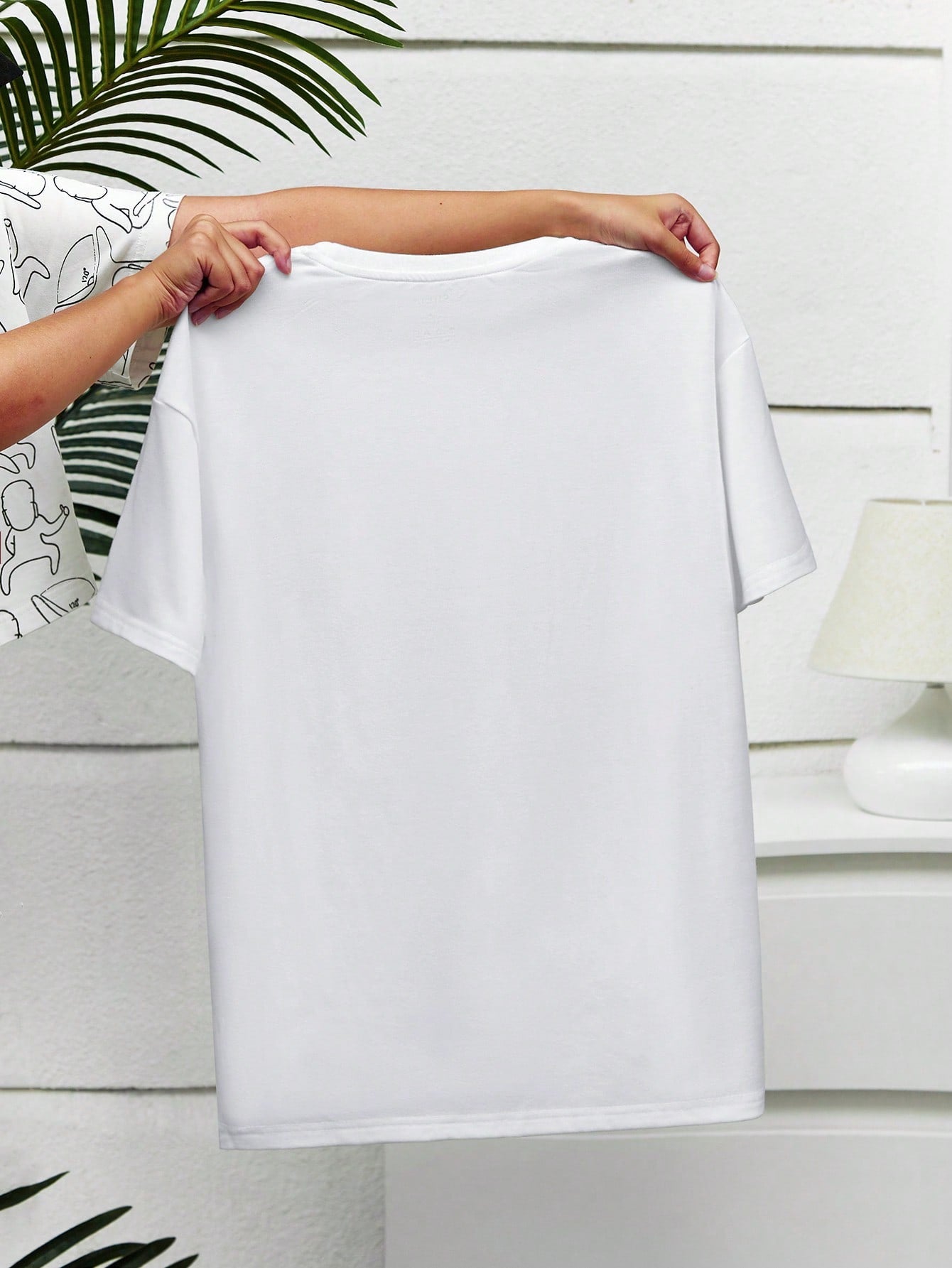 Stugaz Women's Floral Butterfly Print Round Neck White T-Shirt