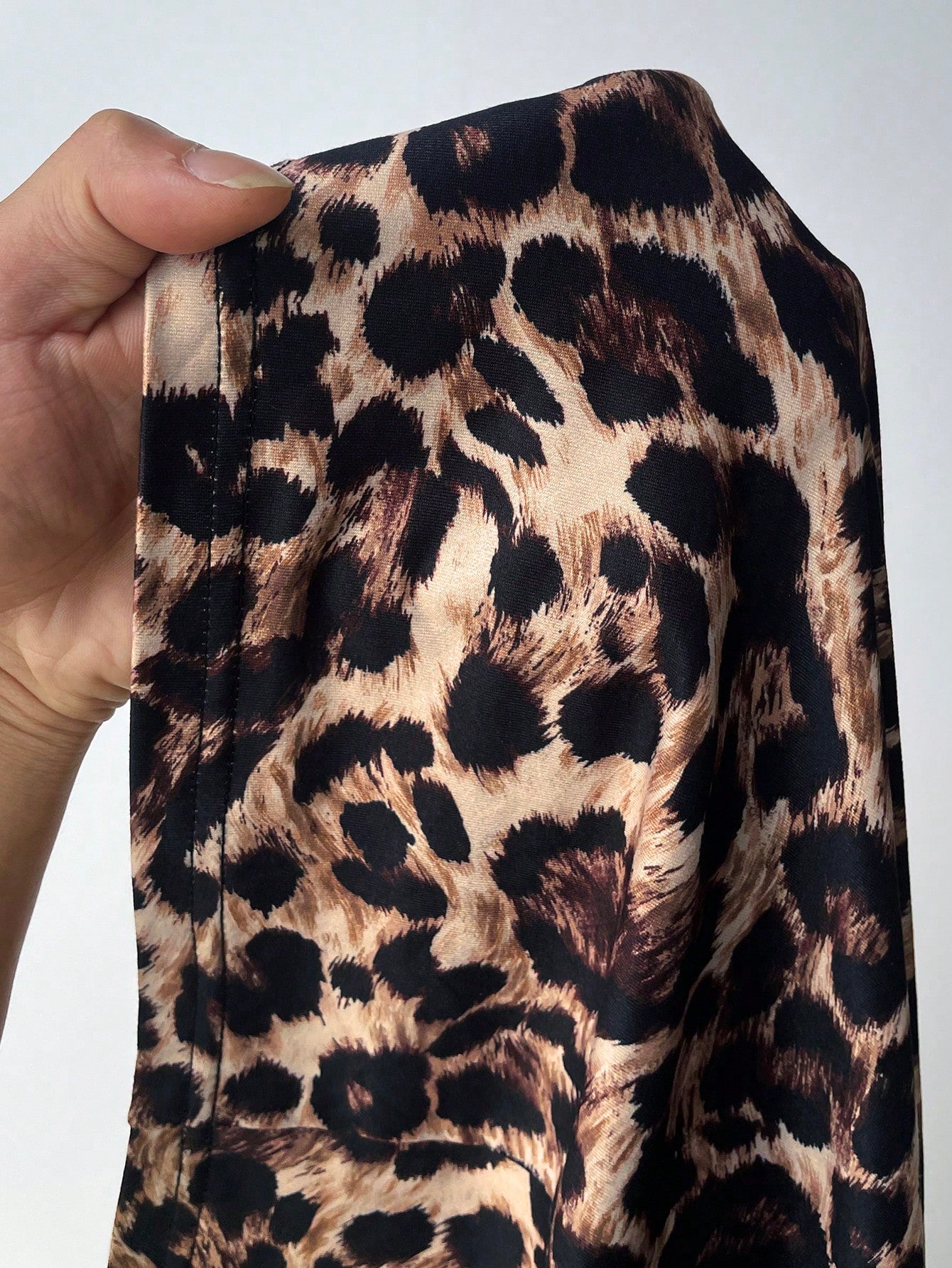 Women's Plus Size Leopard Print Sleeveless Slim Fit Tank Dress
