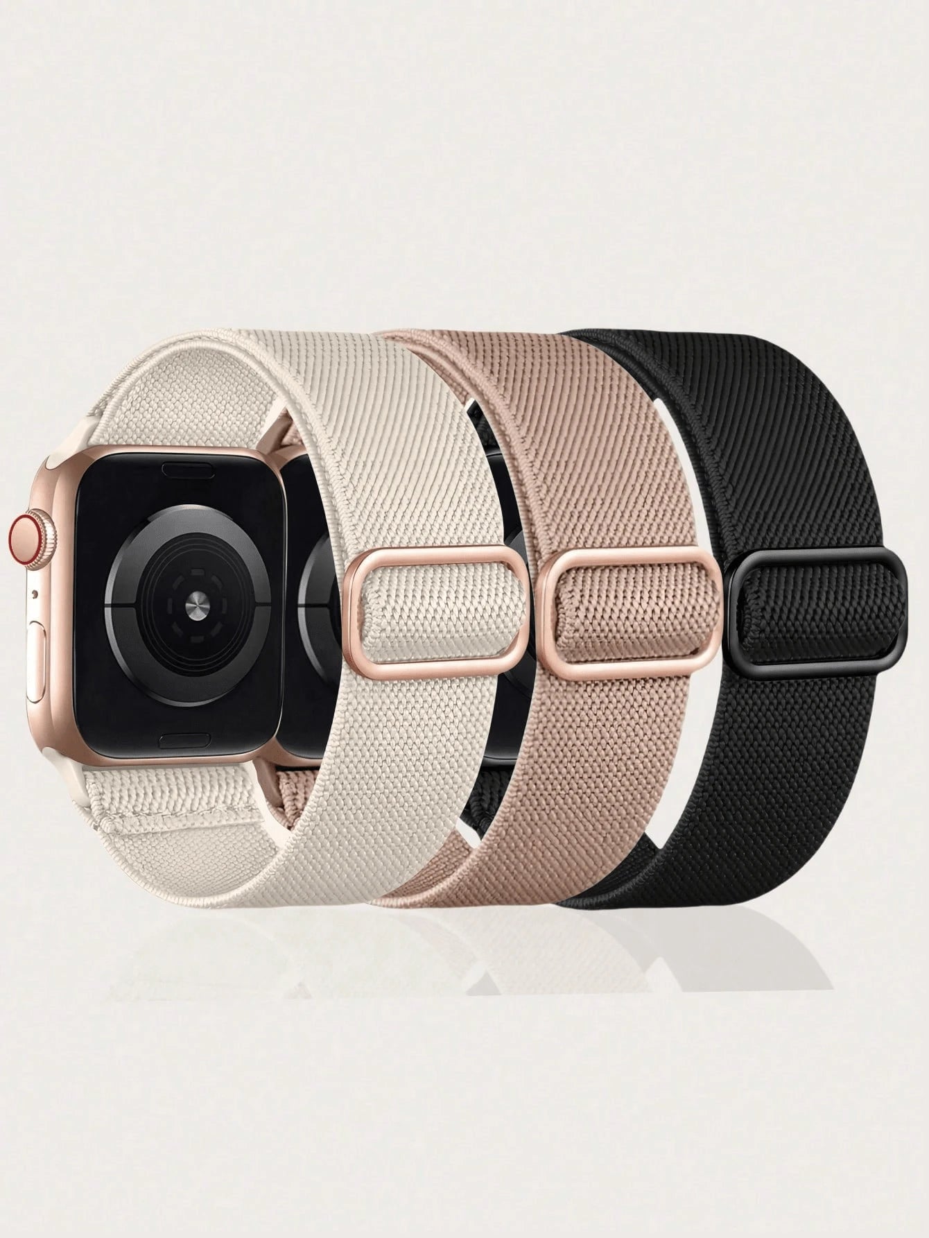 Stretchy Solo Loop Elastic Nylon Watch Band for Apple Watch