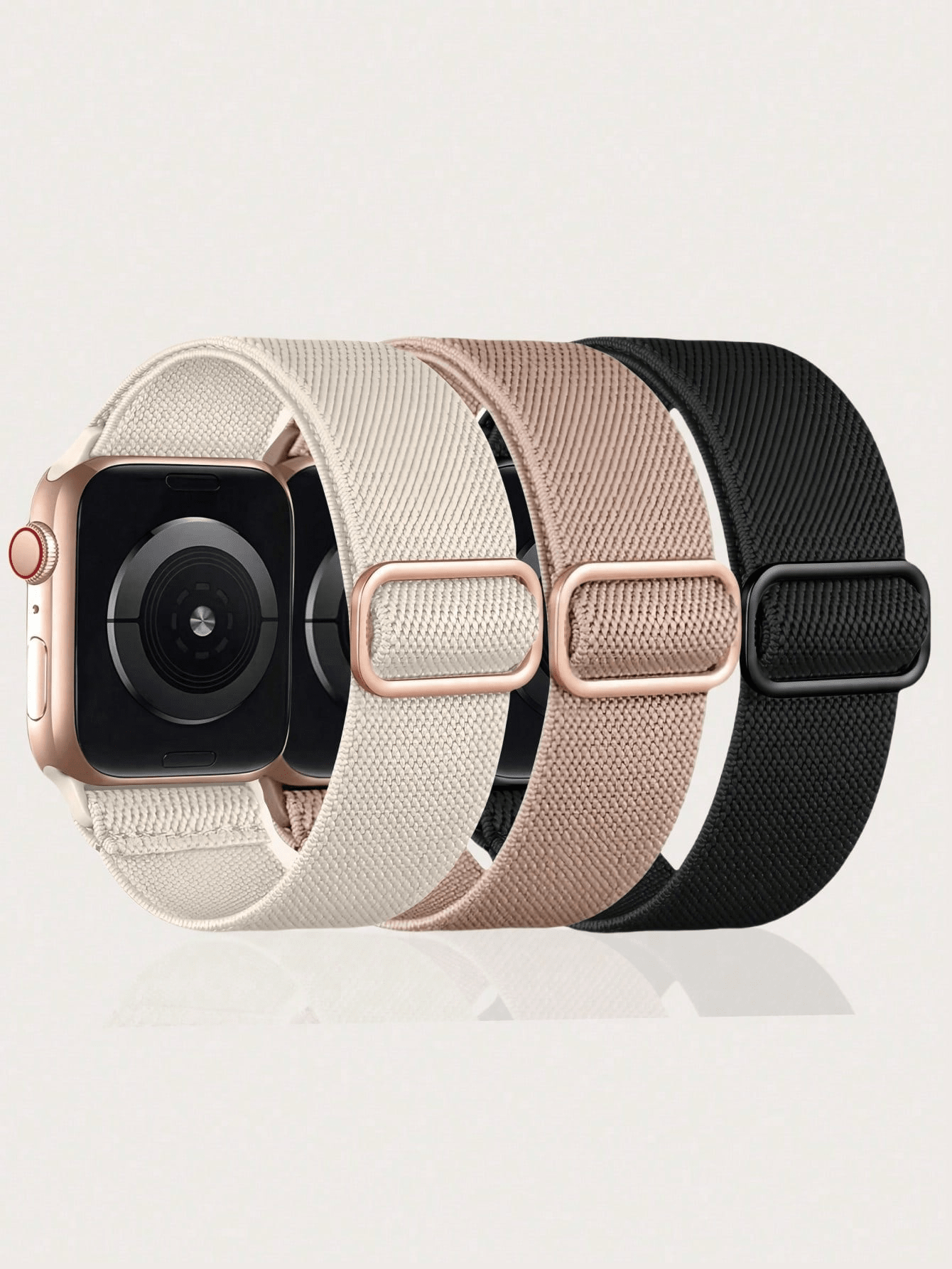 Stretchy Solo Loop Elastic Nylon Watch Band for Apple Watch