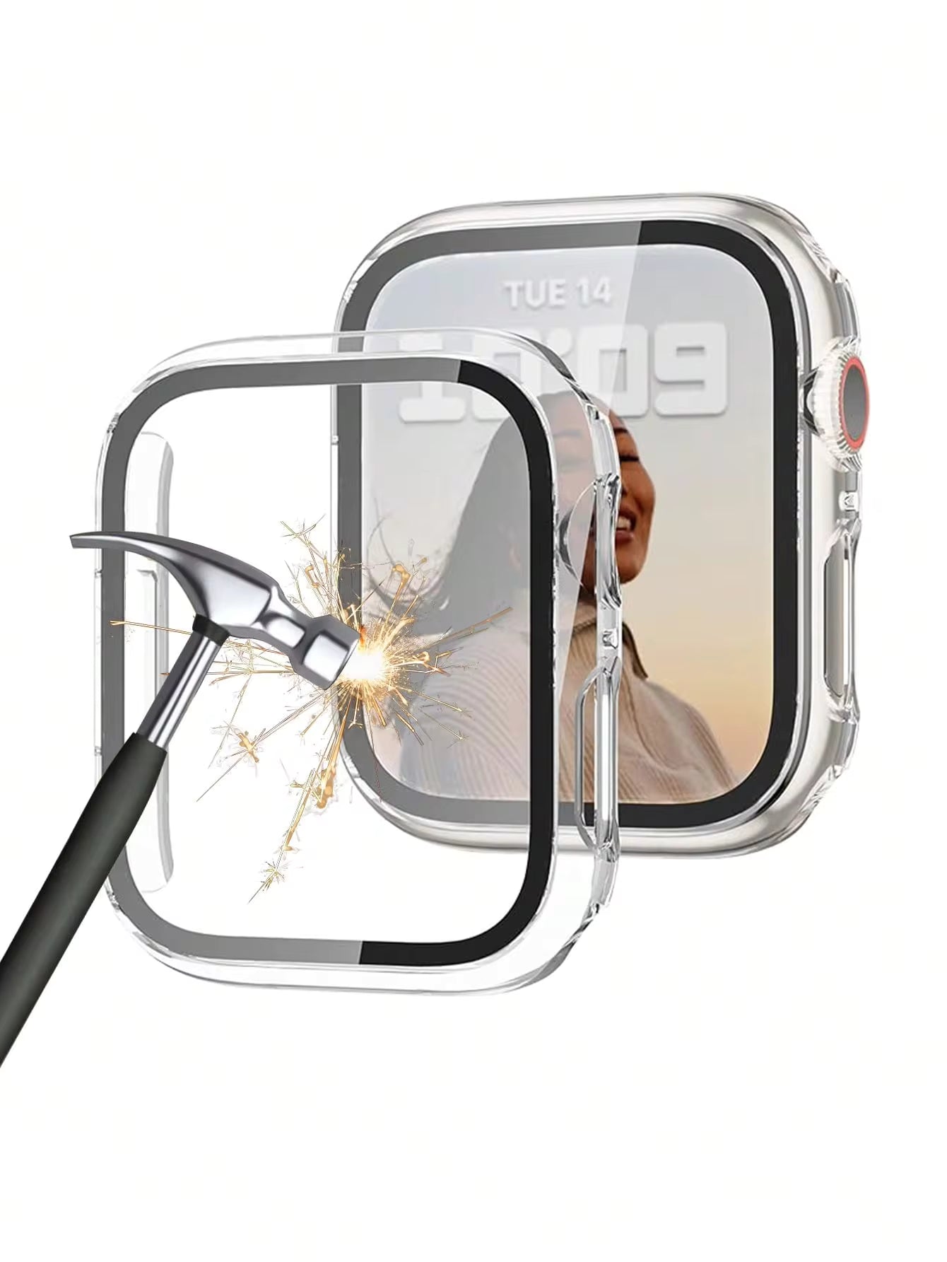 Shockproof PC Protective Case for Apple Watch
