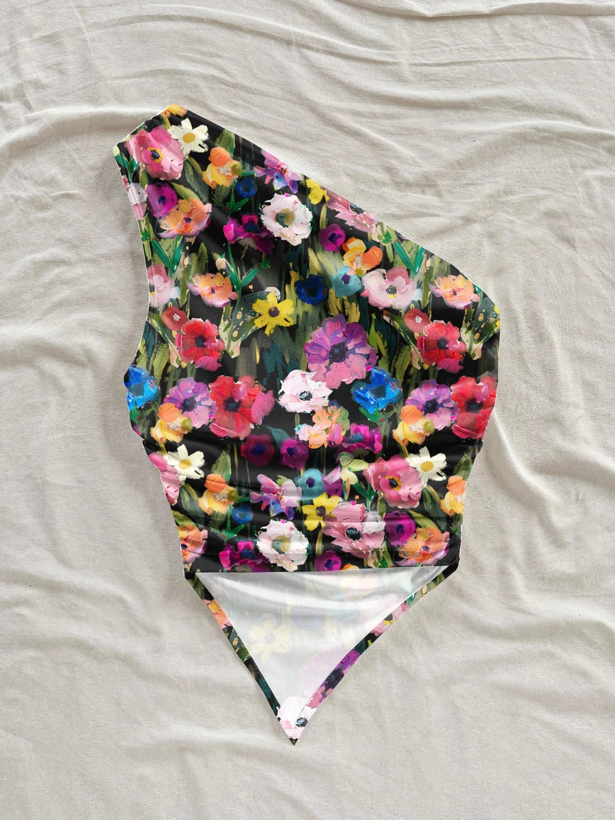 Women's Bohemian Floral Sleeveless Crop Top