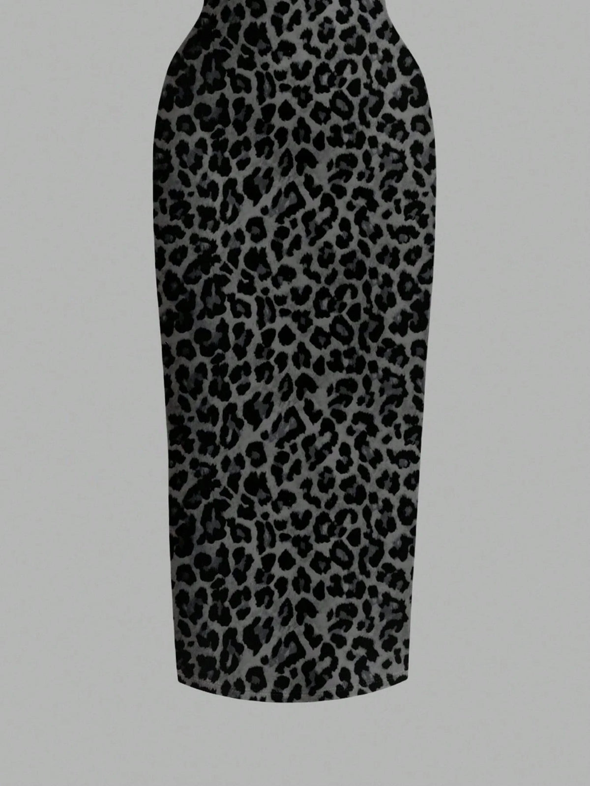 Women's Leopard Print Cami Midi Dress