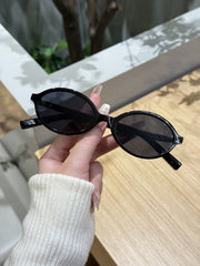 Women's Vintage Oval Small Frame Fashion Glasses
