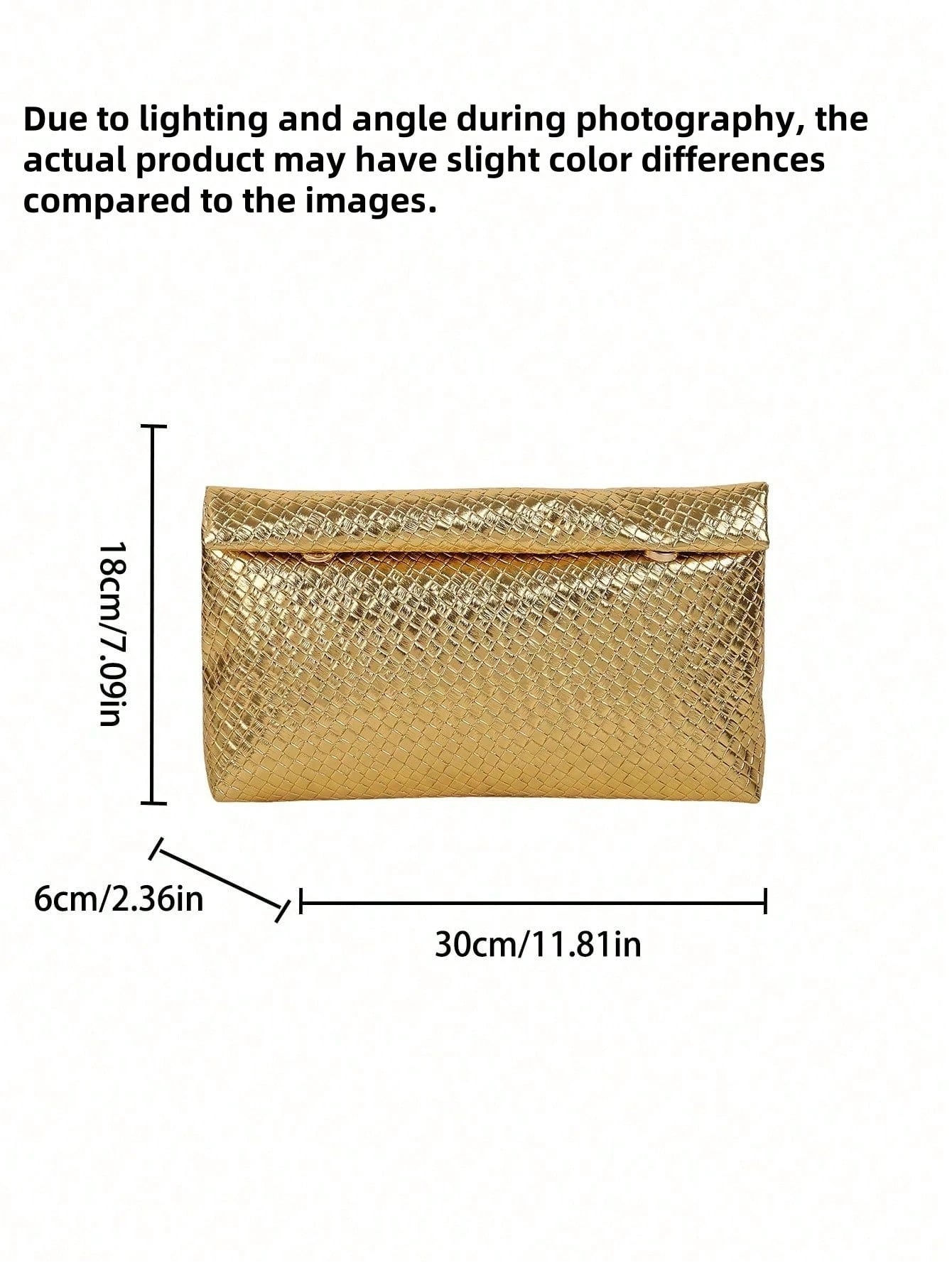 Women's Fashion Crocodile Pattern Flap Square Handbag