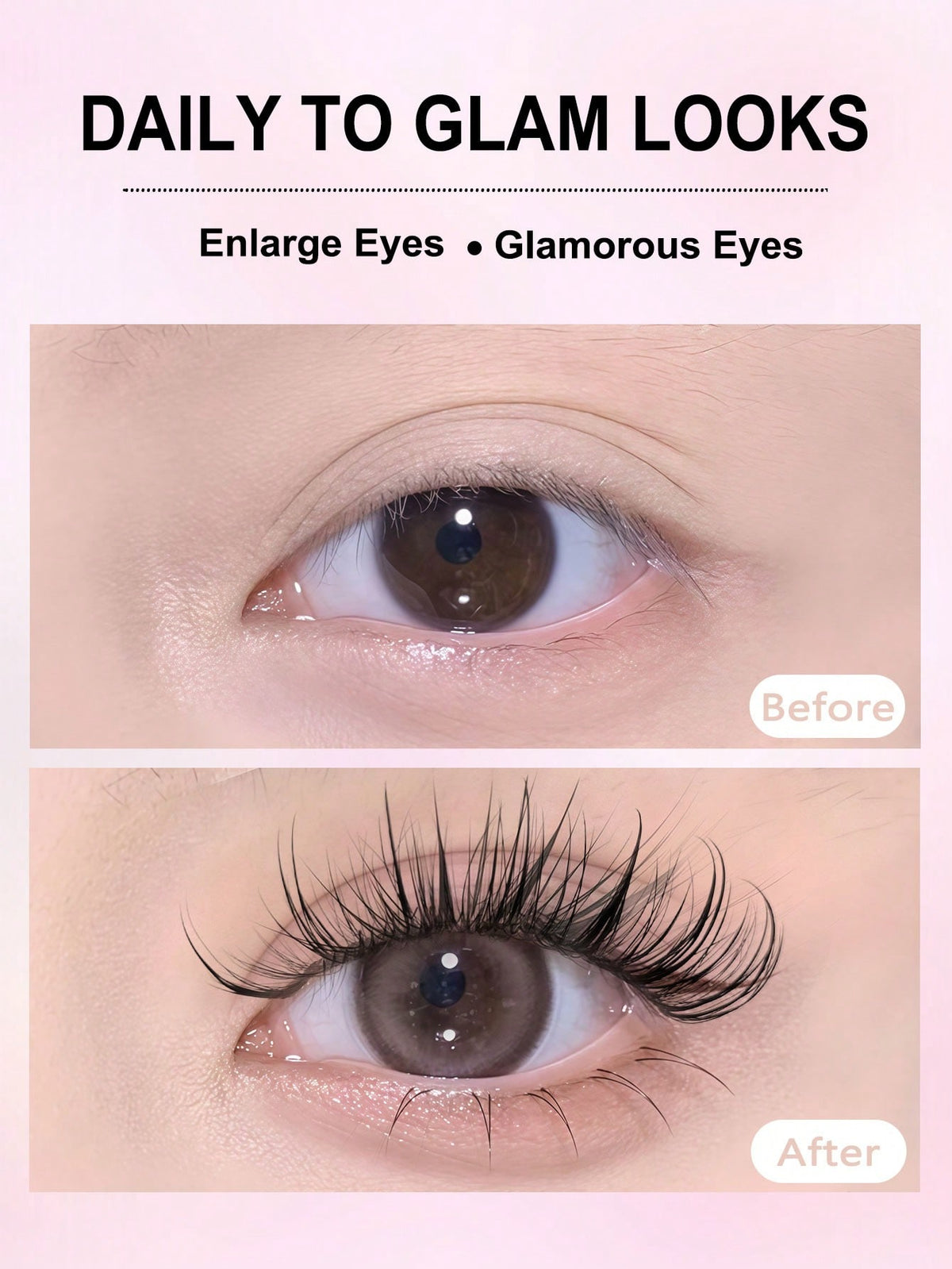 Women's Manga Wispy Wet Look Faux Mink Eyelash Set