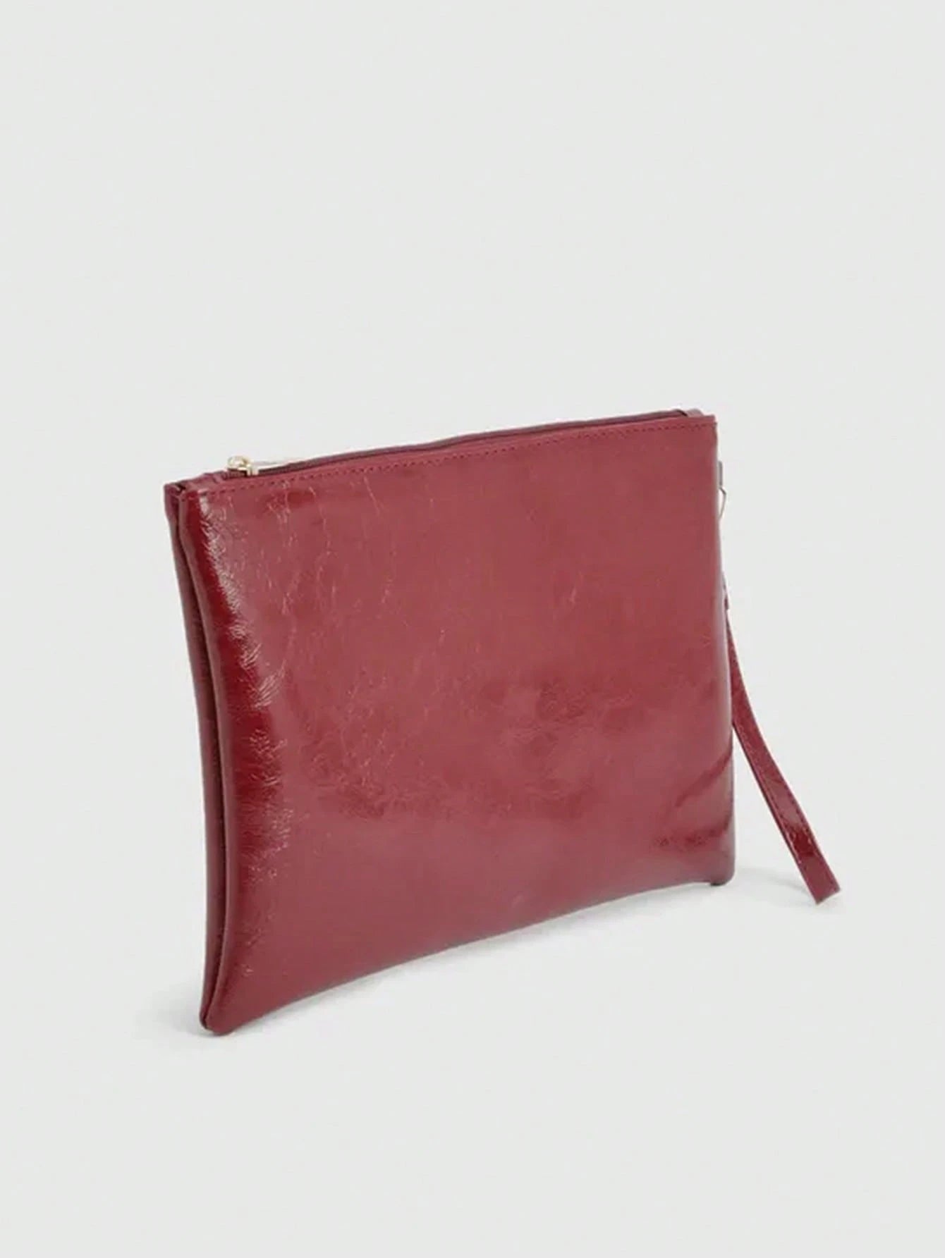 Women's Minimalist Solid Color Daily Wristlet Clutch Bag