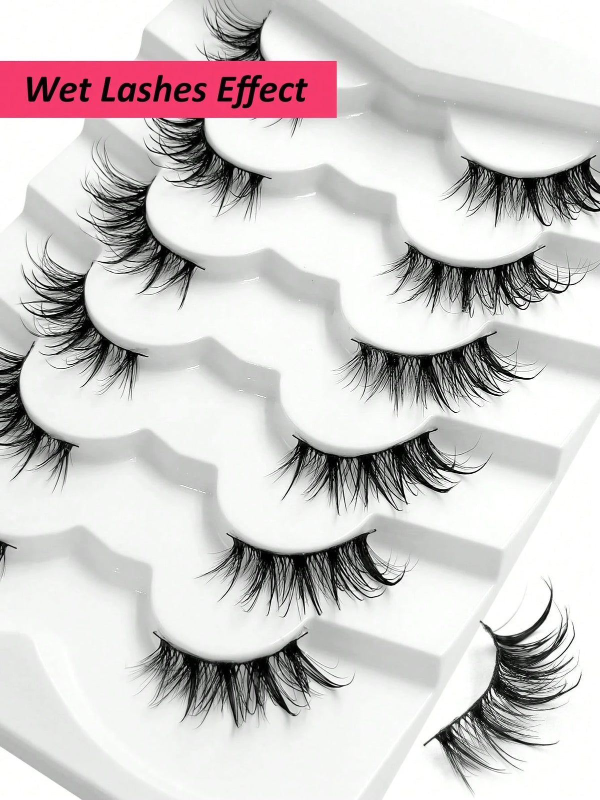 Women's 6-Pack Half-Lash Wispy Manga False Eyelash Set