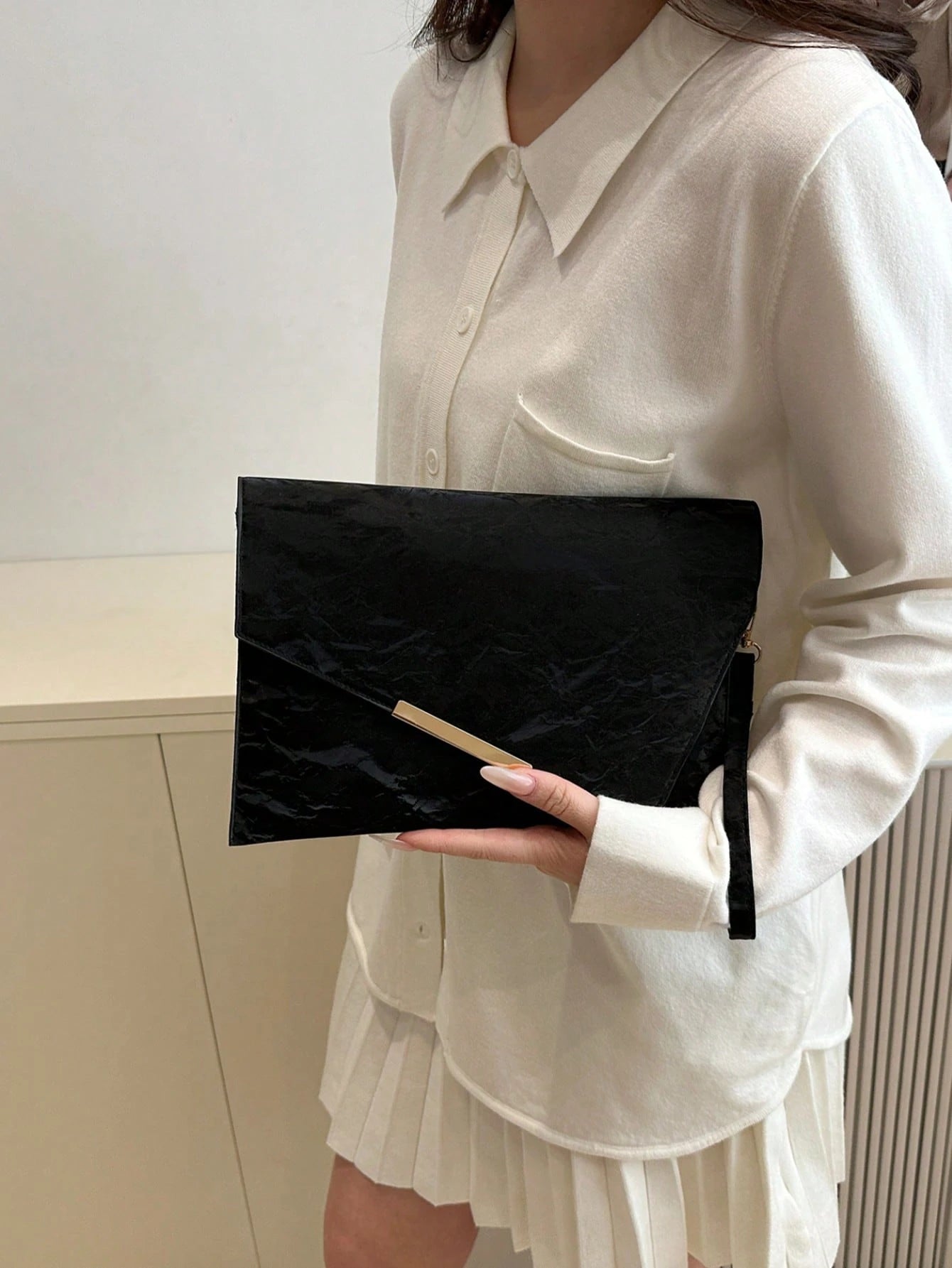 Women's Elegant Niche Design Envelope Clutch Bag