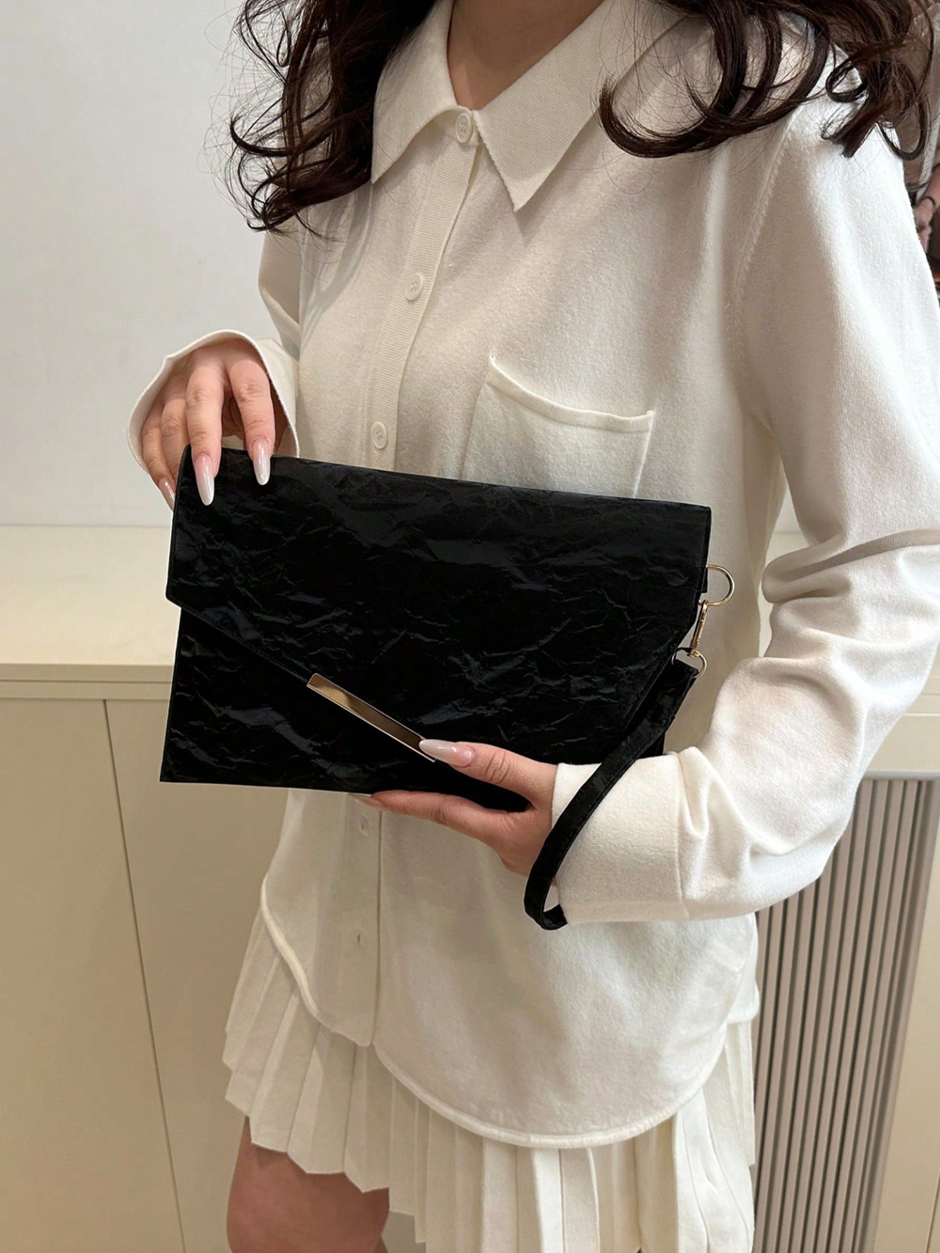 Women's Elegant Niche Design Envelope Clutch Bag