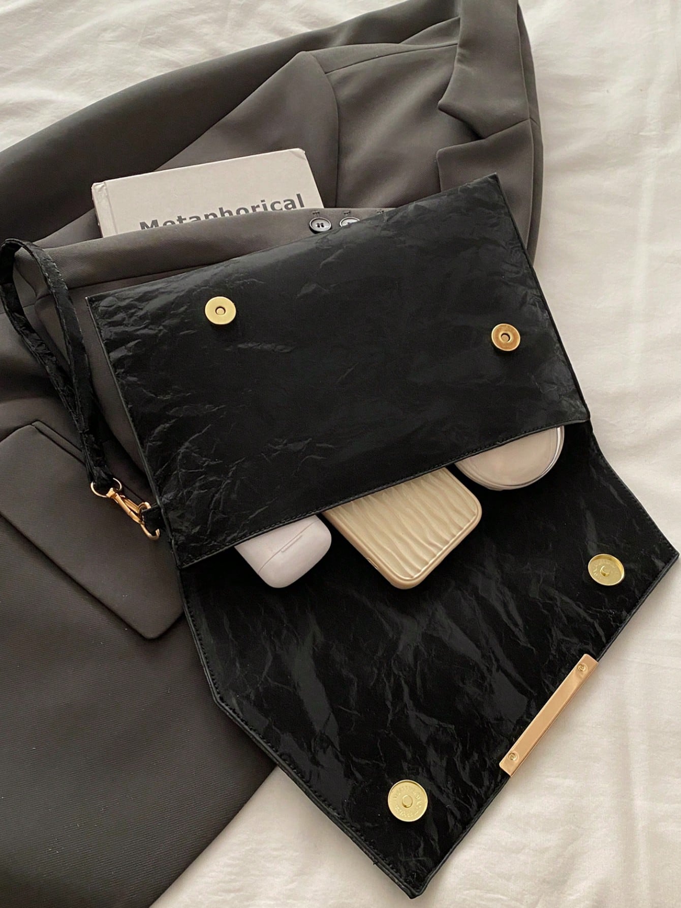 Women's Elegant Niche Design Envelope Clutch Bag