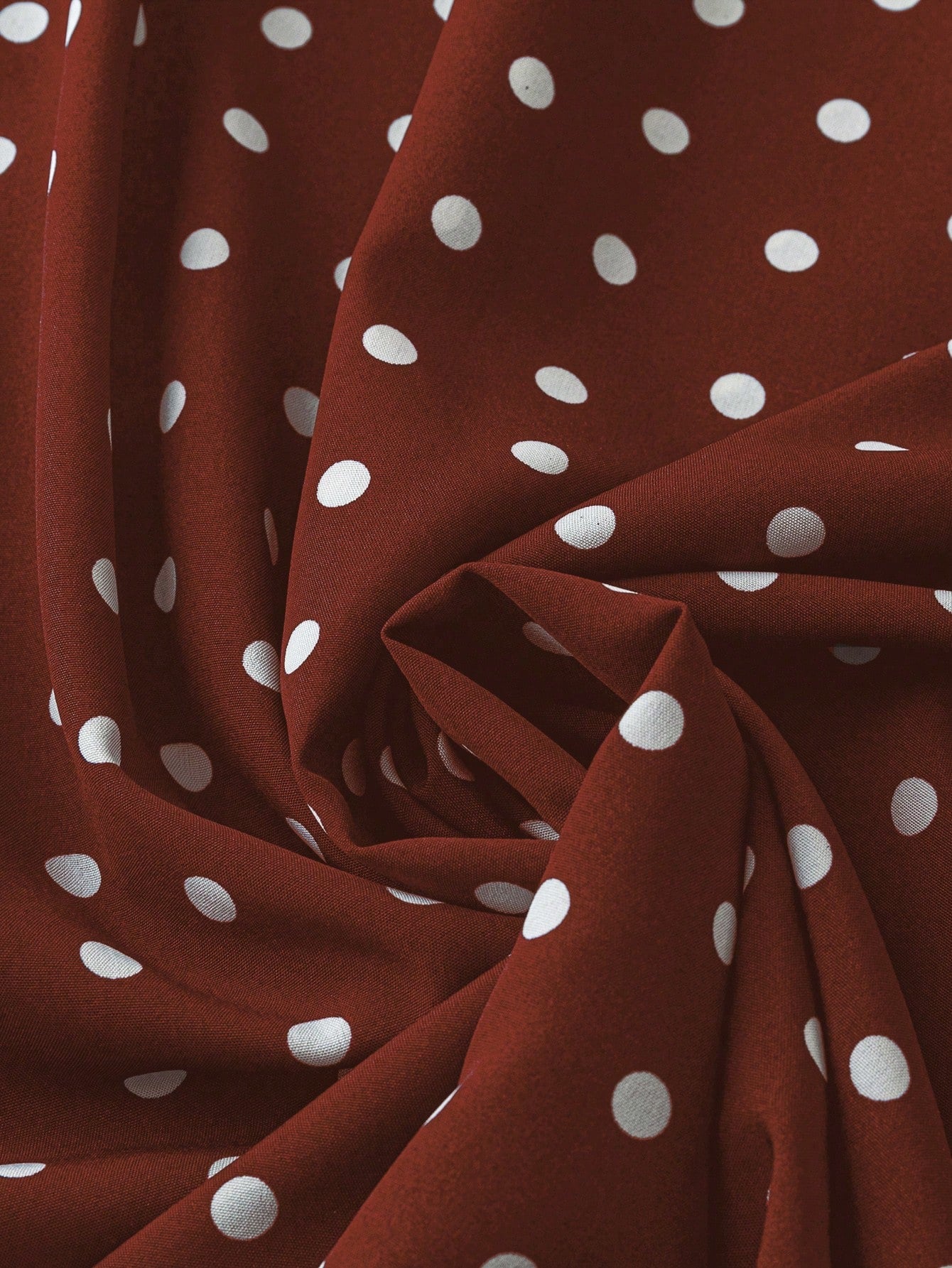 Women's Plus Size Sleeveless Polka Dot Pocket Dress