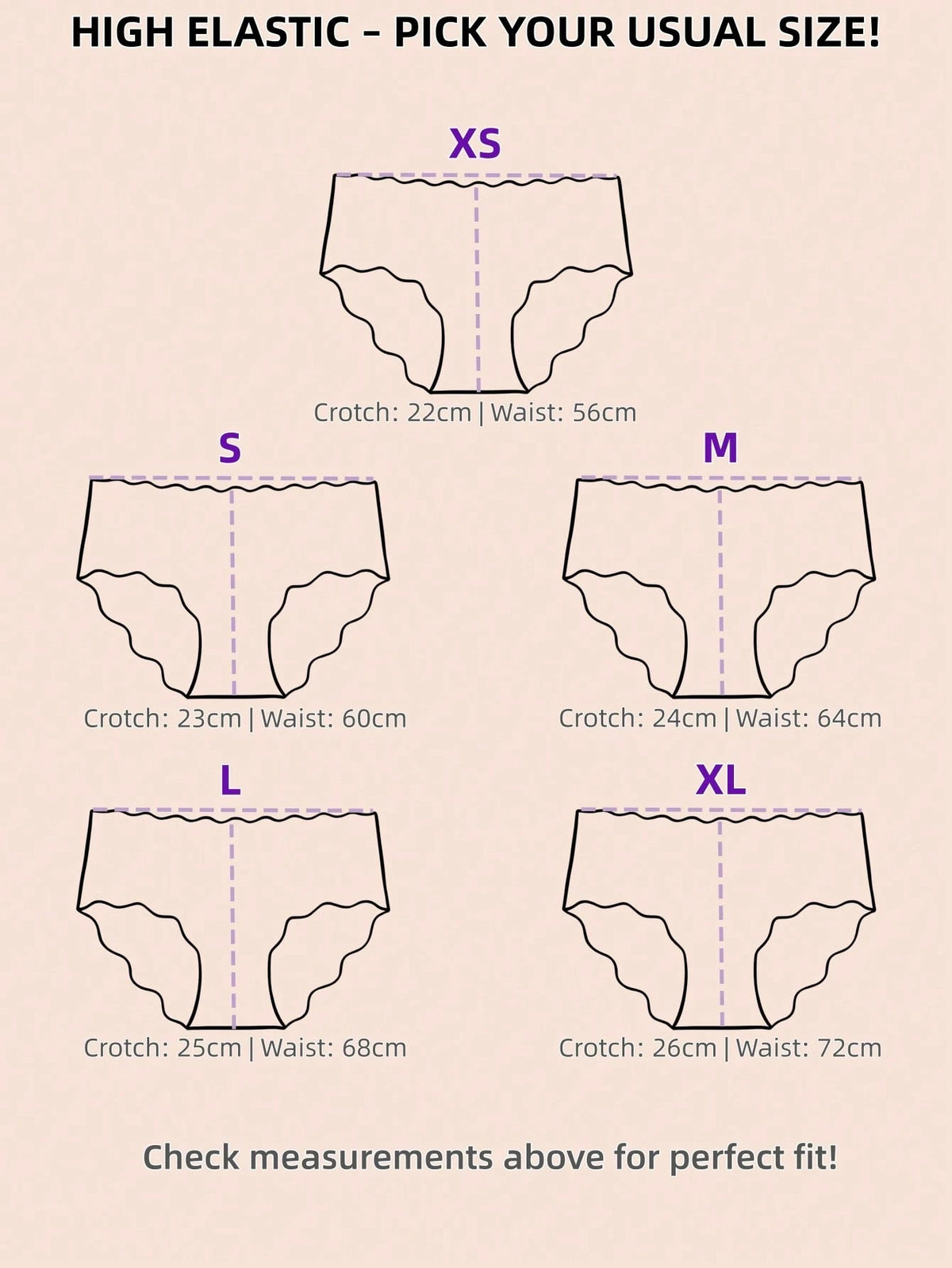 Women's Seamless Ice Silk Scalloped Trim Panties Set